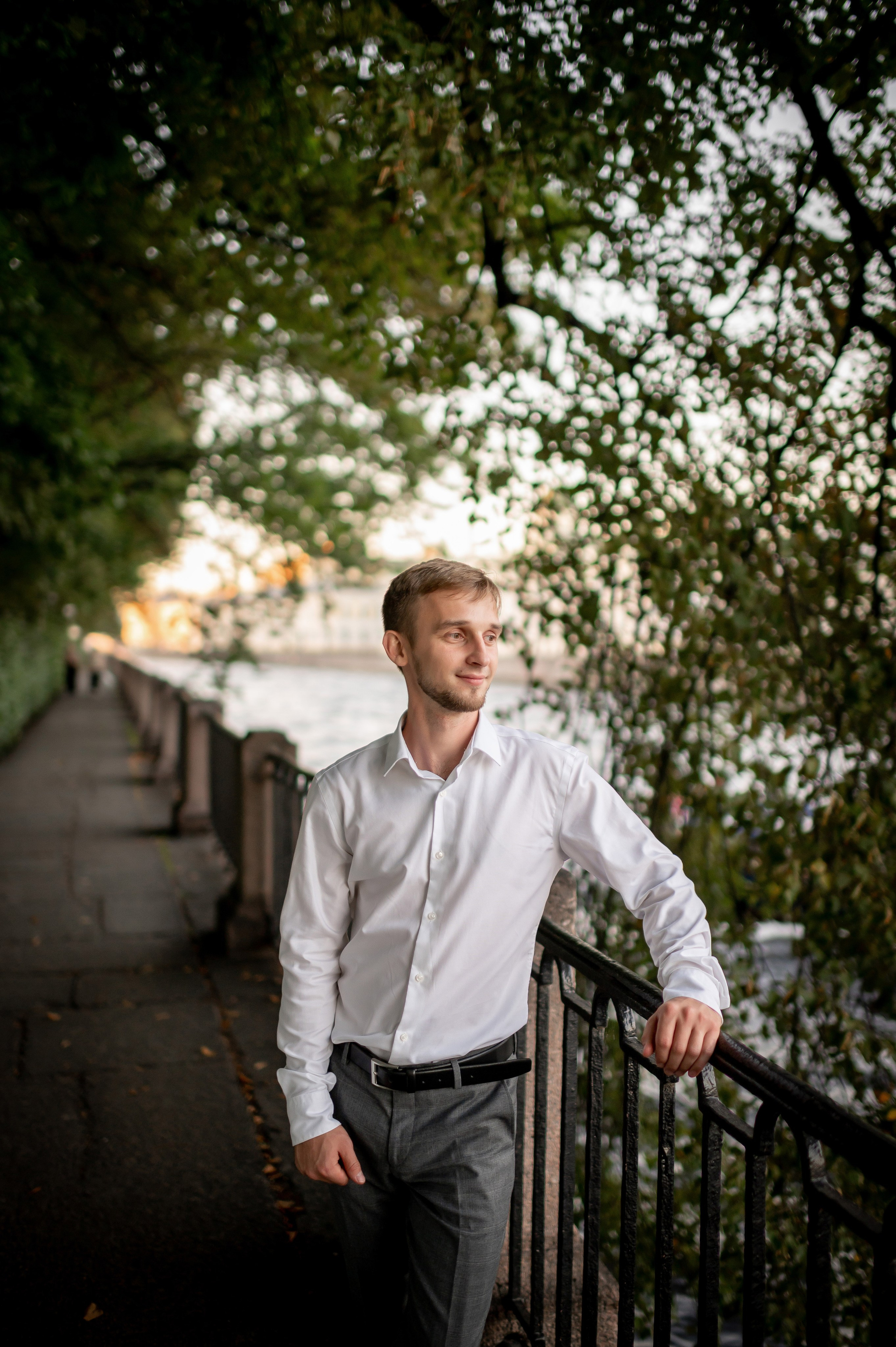 Кирилл и Анжела (круассаны, кофе и фотосессия в Летнем саду). Портретный, семейный и свадебный фотограф в Санкт-Петербурге и в Пушкине Ширяев Денис