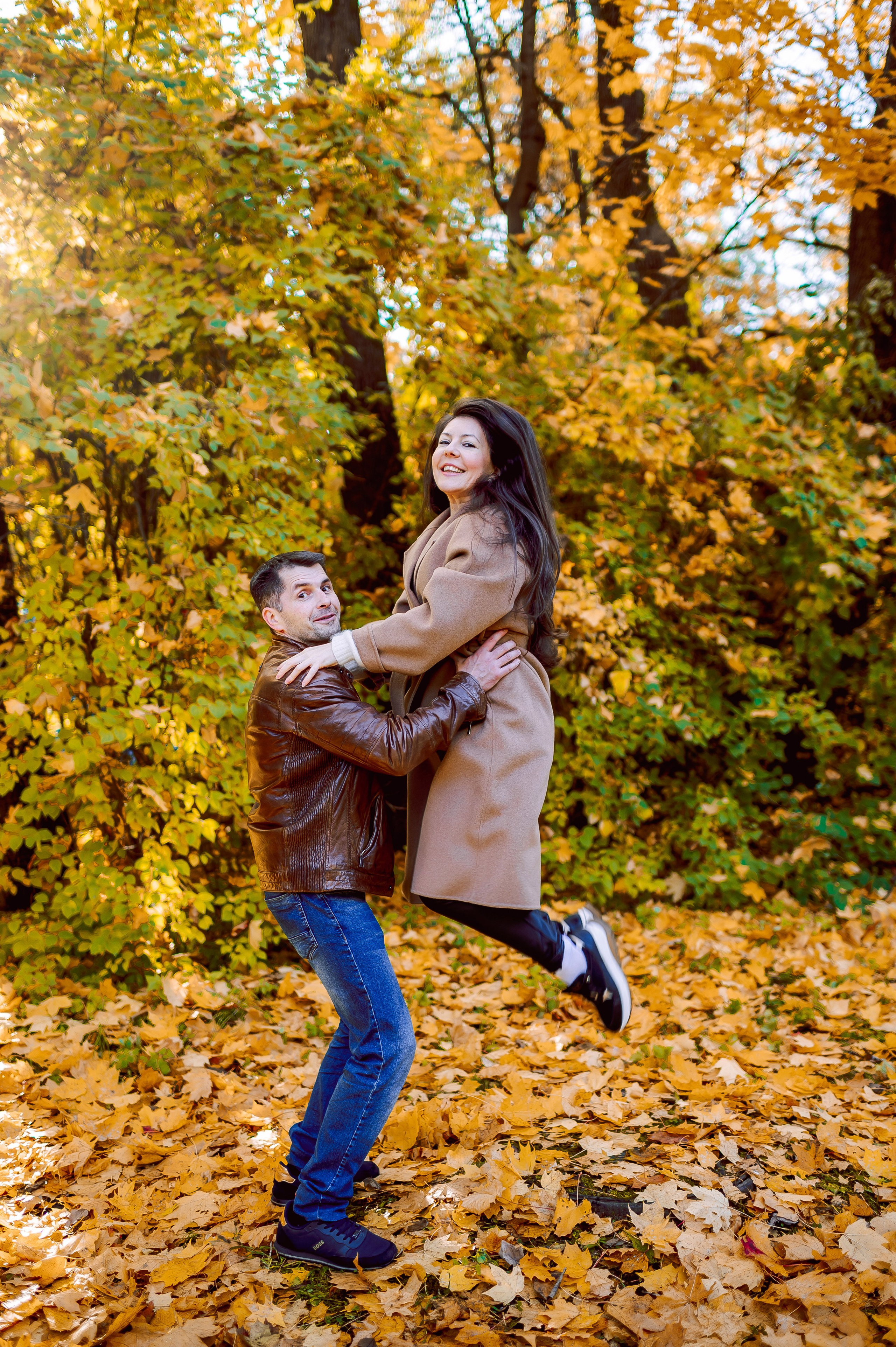 Осенняя семейная прогулка. Портретный, семейный и свадебный фотограф в Санкт-Петербурге и в Пушкине Ширяев Денис