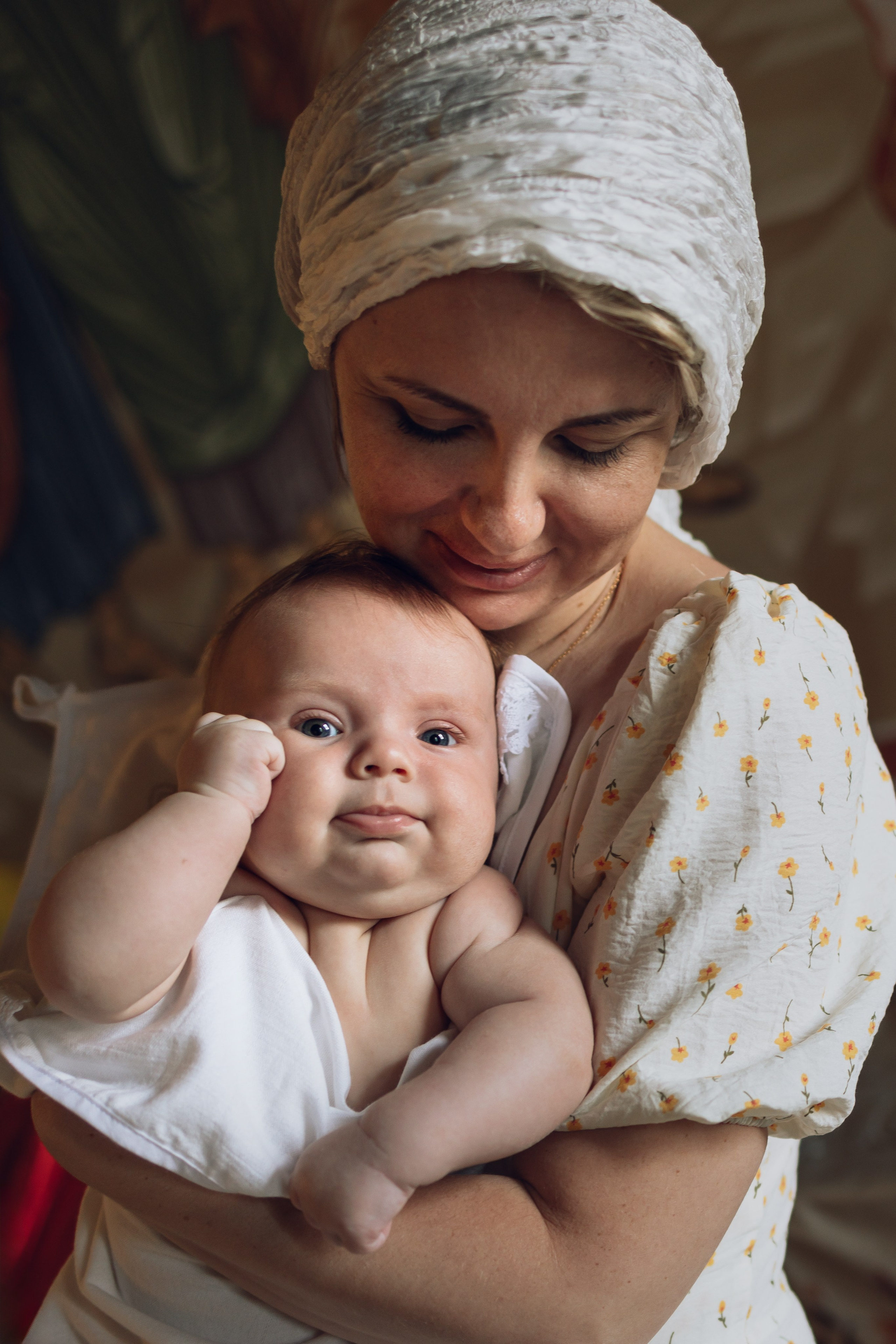 Крещение. Семейный фотограф, детские, семейные, лав стори съемки в Москве