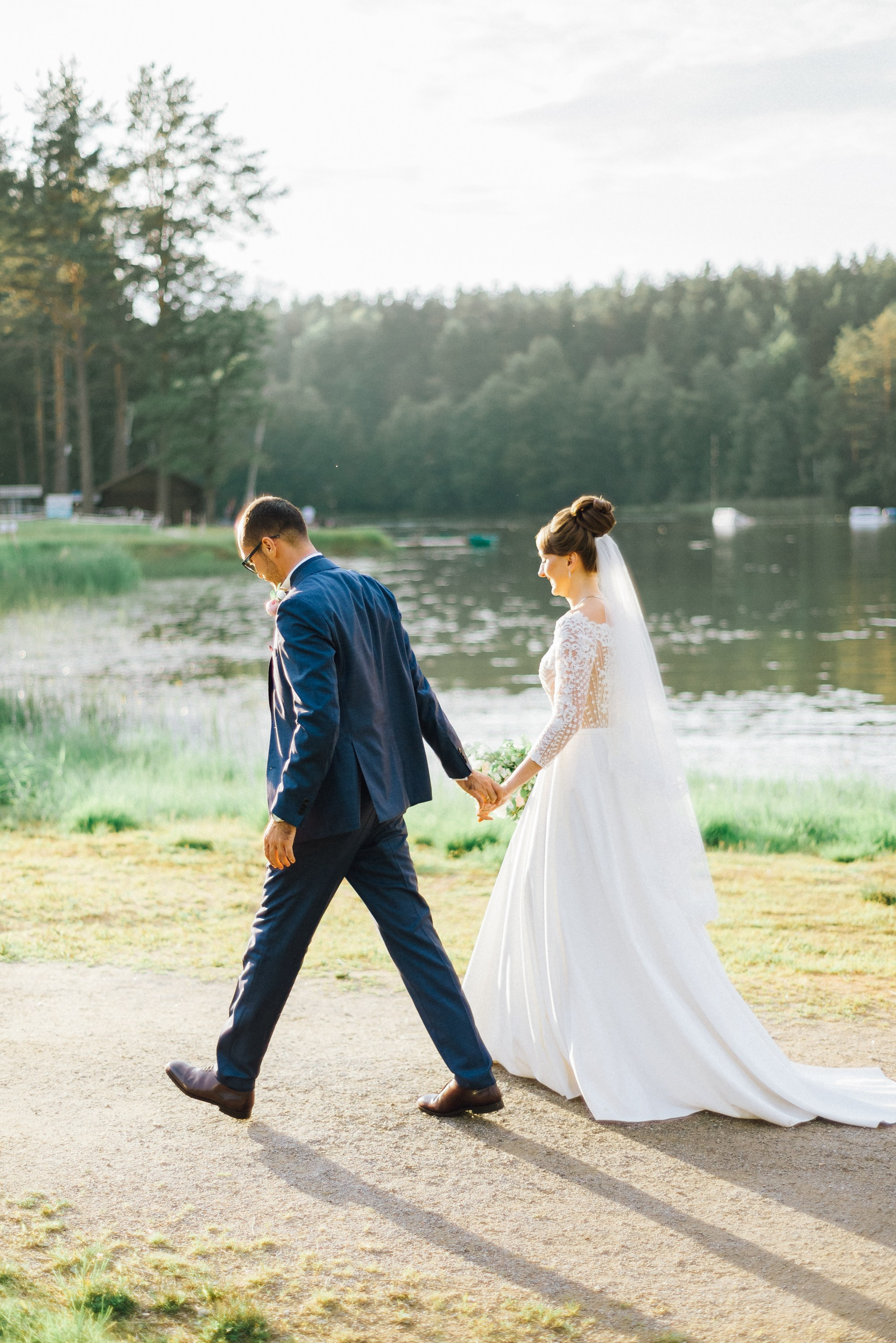 Свадьба на озере. Изящная фотография | Ксения Милушкина