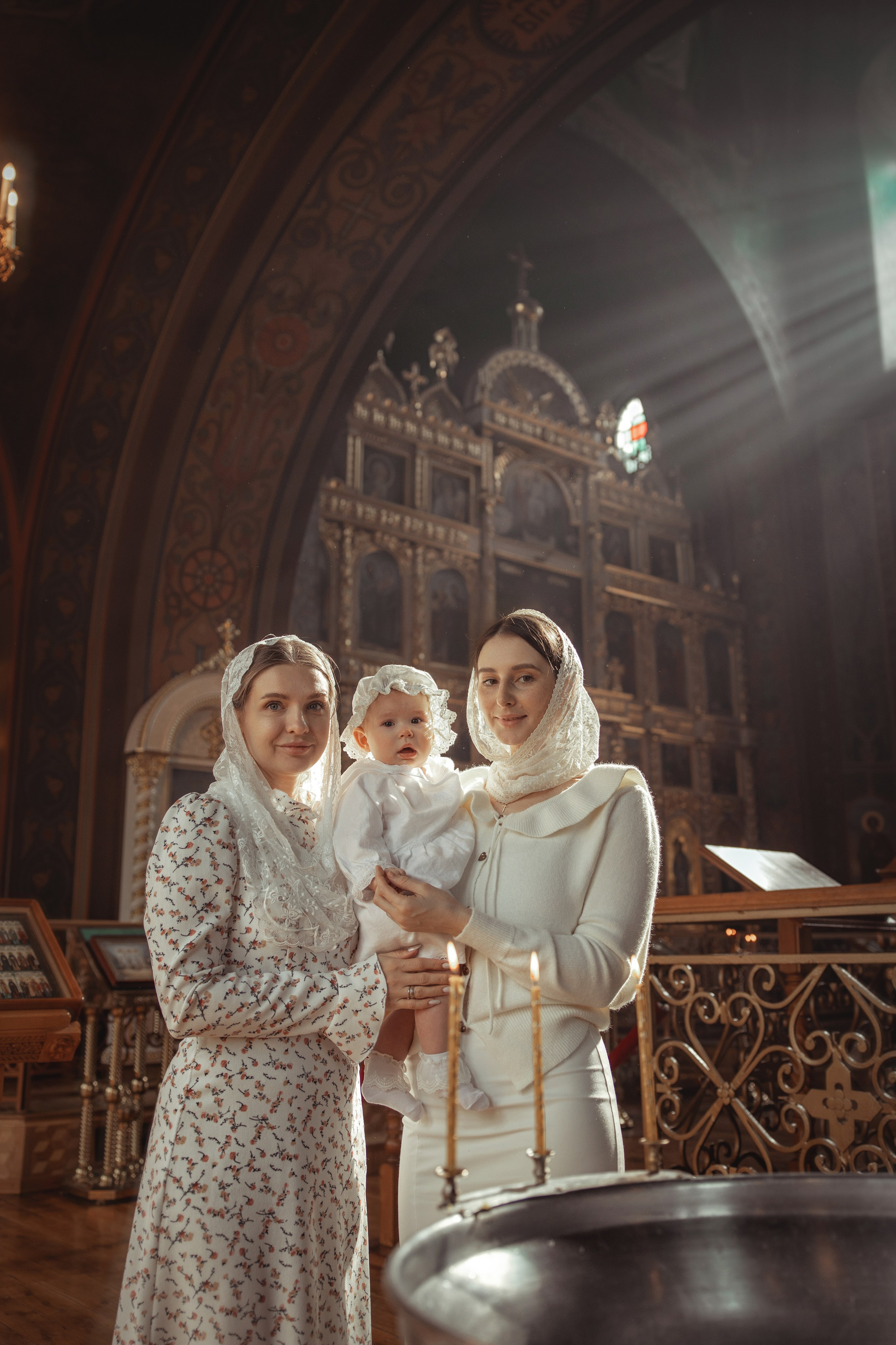 Таинство Крещения Василисы. Свято-Троицкий собор, г. Краснодар. Фотограф на Крещение и Венчание Краснодарский край — Гранкина Юлия