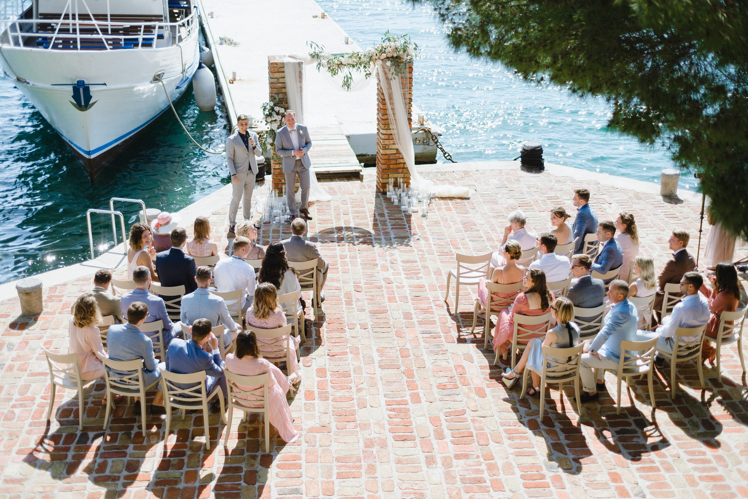 Свадебная церемония в Черногории. Изящная фотография | Ксения Милушкина