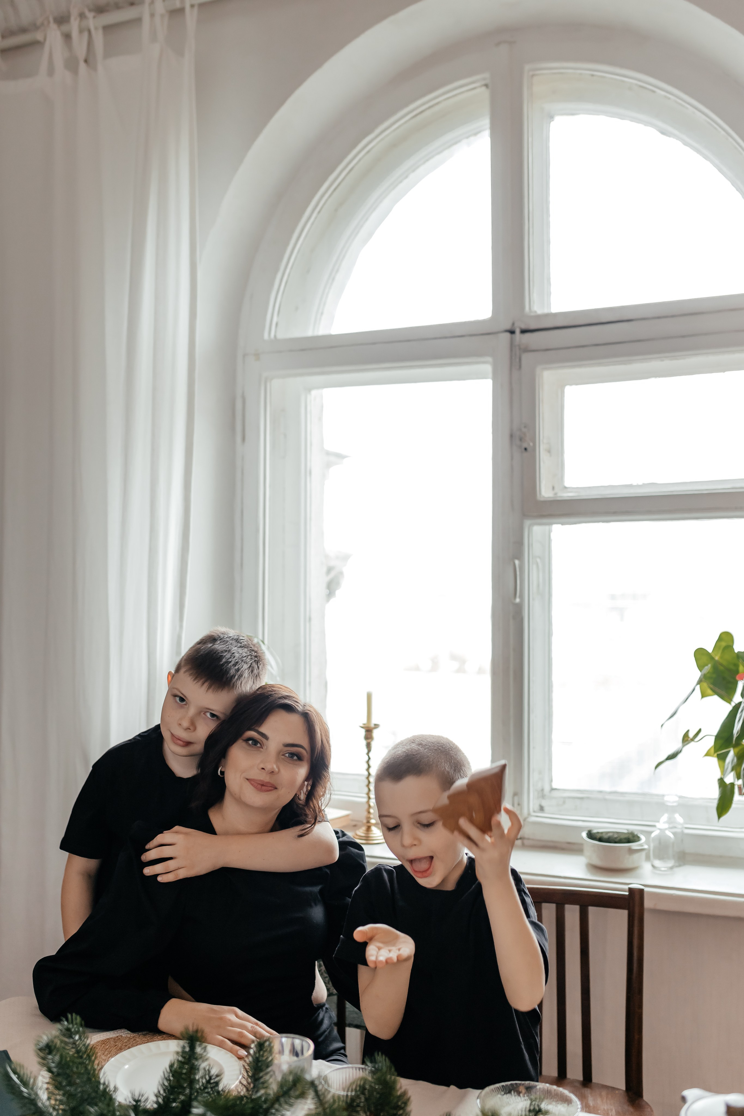 Таня, Захар, Миша. Семейный и домашний фотограф в Москве и МО Королева Валерия