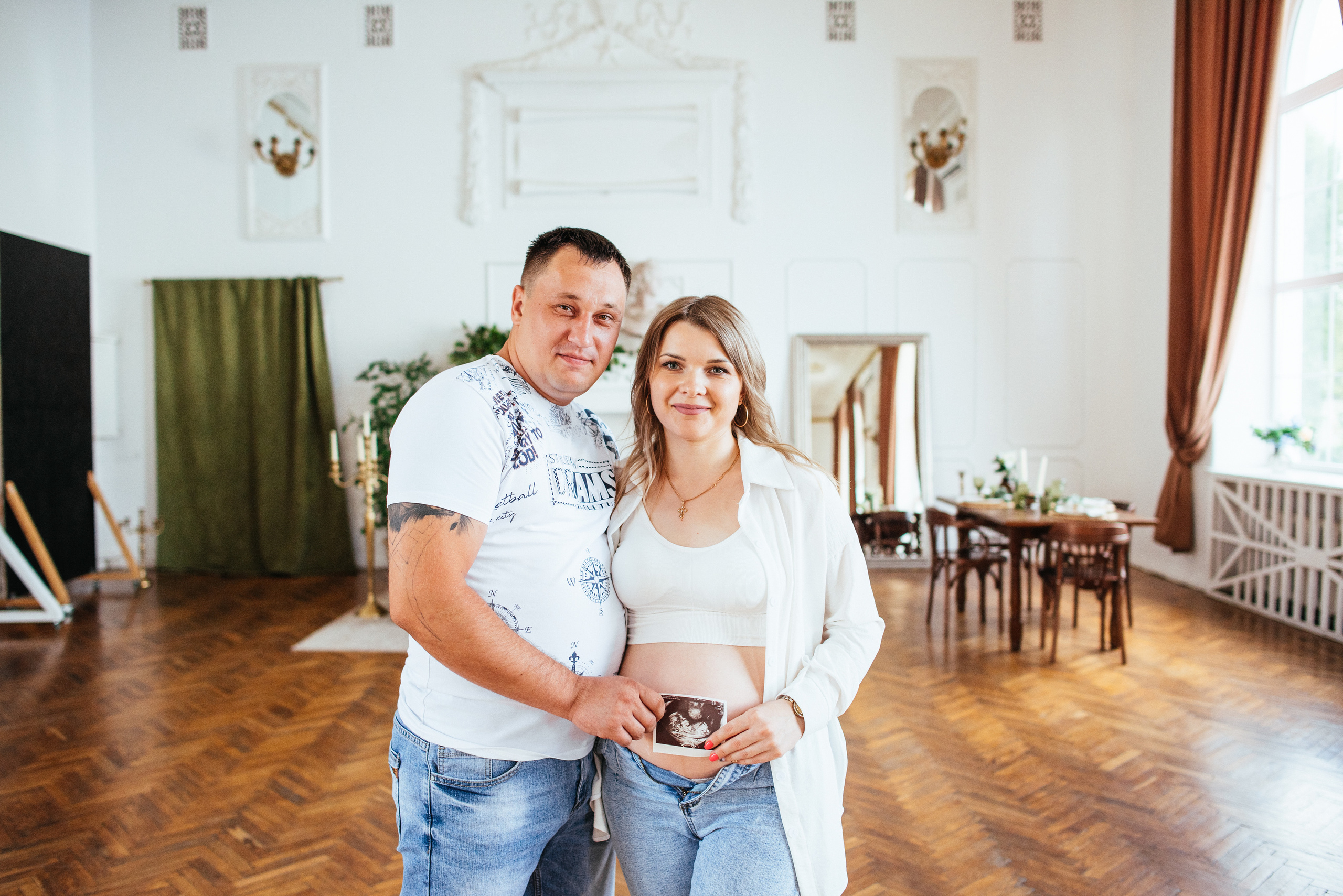 «В ожидании чуда» Сергей, Юля и Даша. Свадебный фотограф — фотограф на свадьбу в Воронеже — Свадебное фото