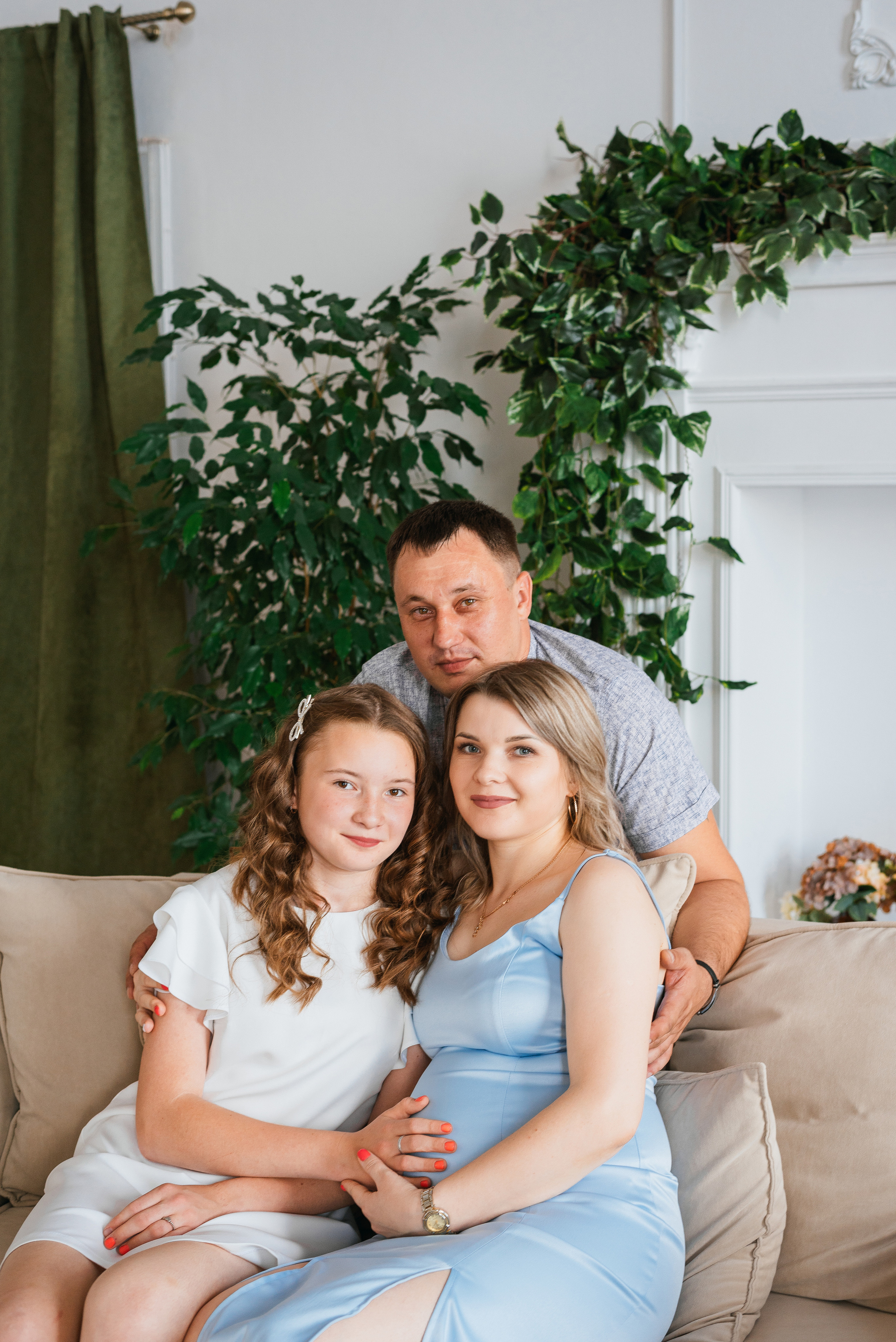 «В ожидании чуда» Сергей, Юля и Даша. Свадебный фотограф — фотограф на свадьбу в Воронеже — Свадебное фото