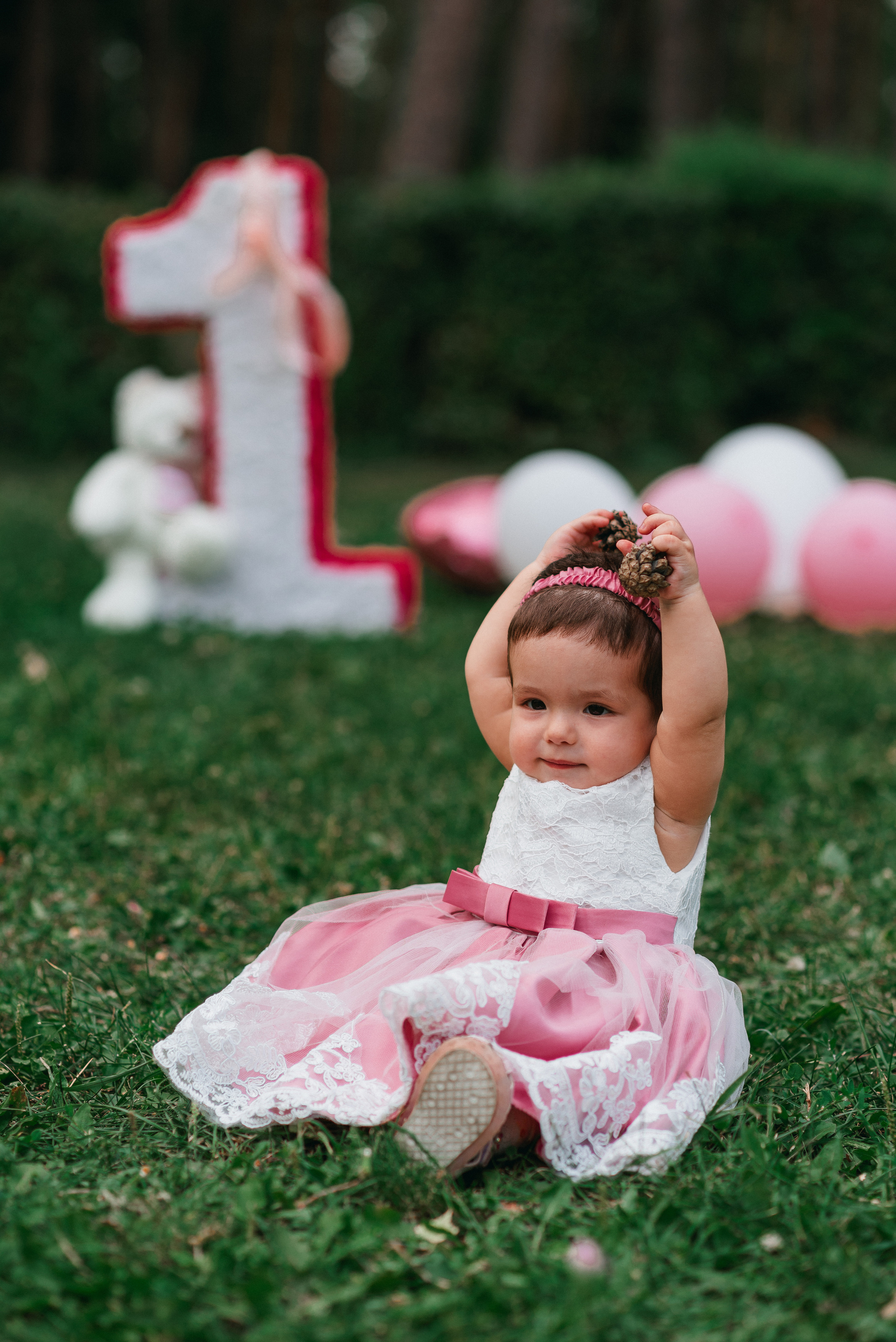 цифра 1 для фотосессии