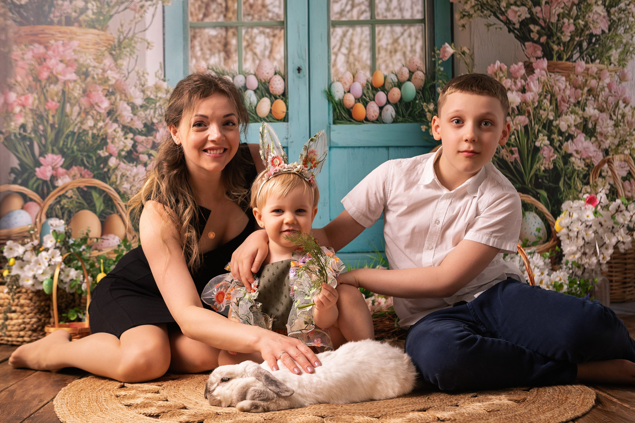 Фотопроект Пасхальный с кроликами. ФОТОГРАФ НА ГОДИК, БЕРЕМЕННОСТИ, НОВОРОЖДЕННЫХ, КРЕЩЕНИЯ МОСКВА