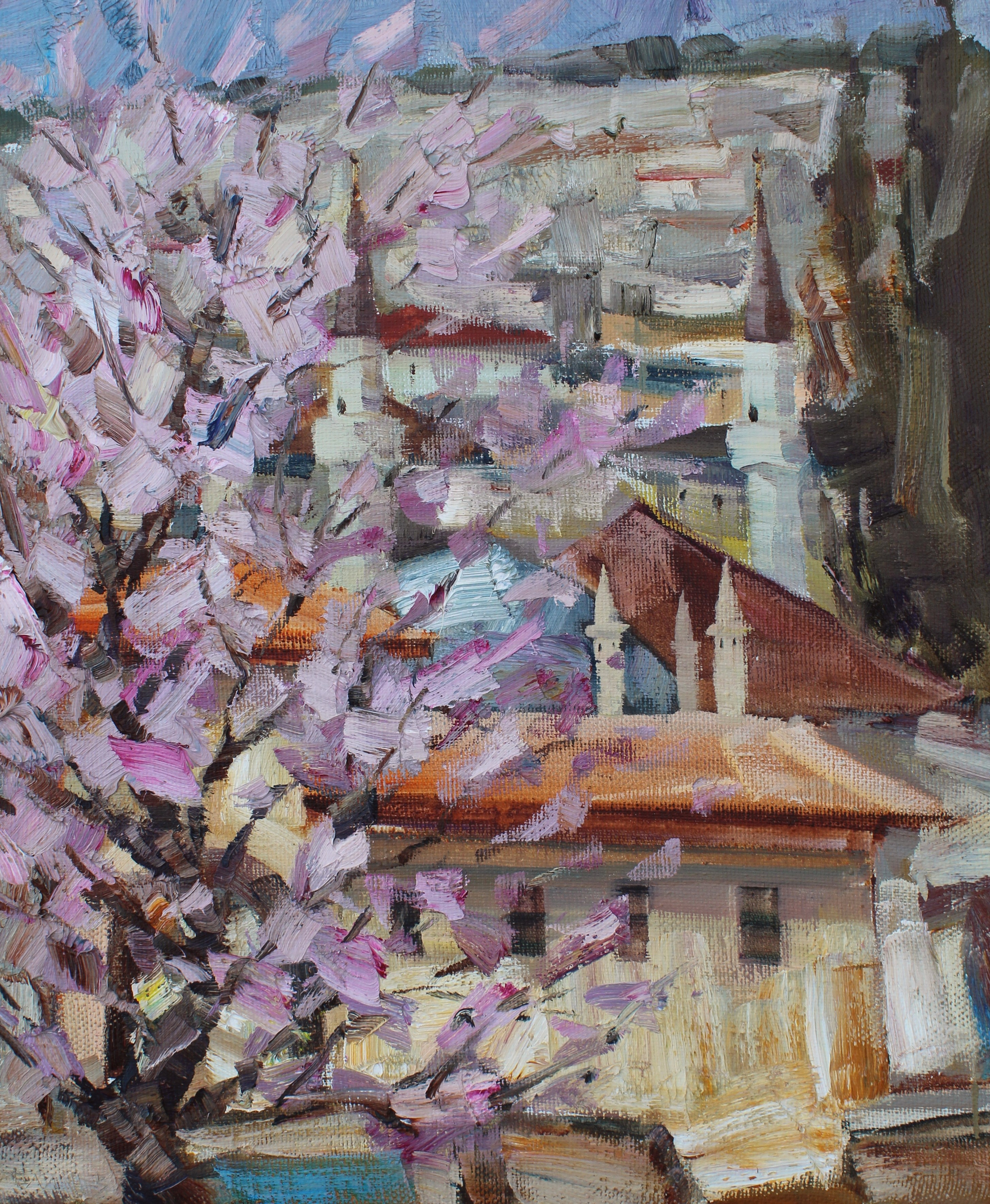 "Весна в Бахчисарае". 2025. Холст, масло. 60х50 см. Цена: 20000 руб.