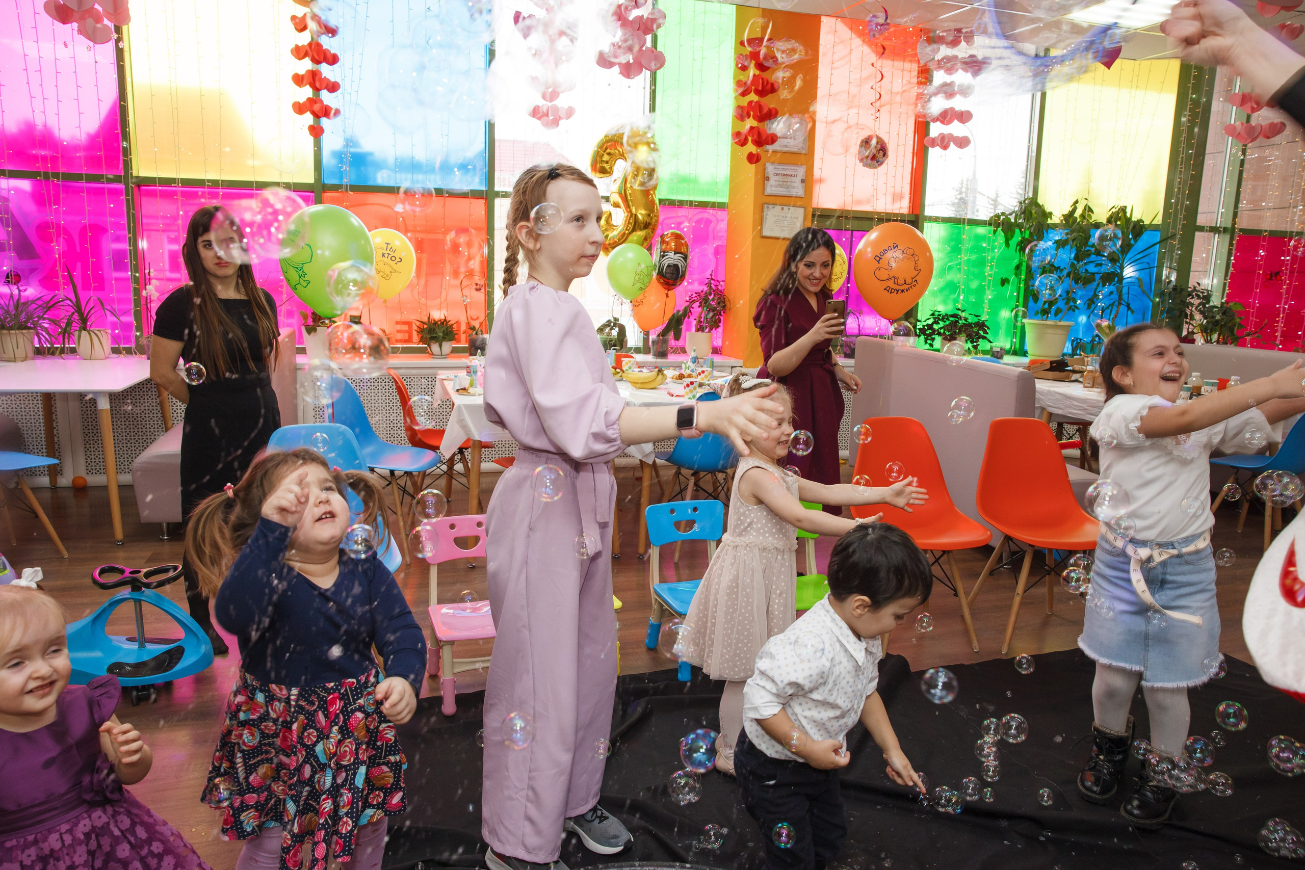 Детский День Рождения, Мише 3 годика, «Мультяшка». Свадебный и репортажный фотограф (Москва, Королев и другие)