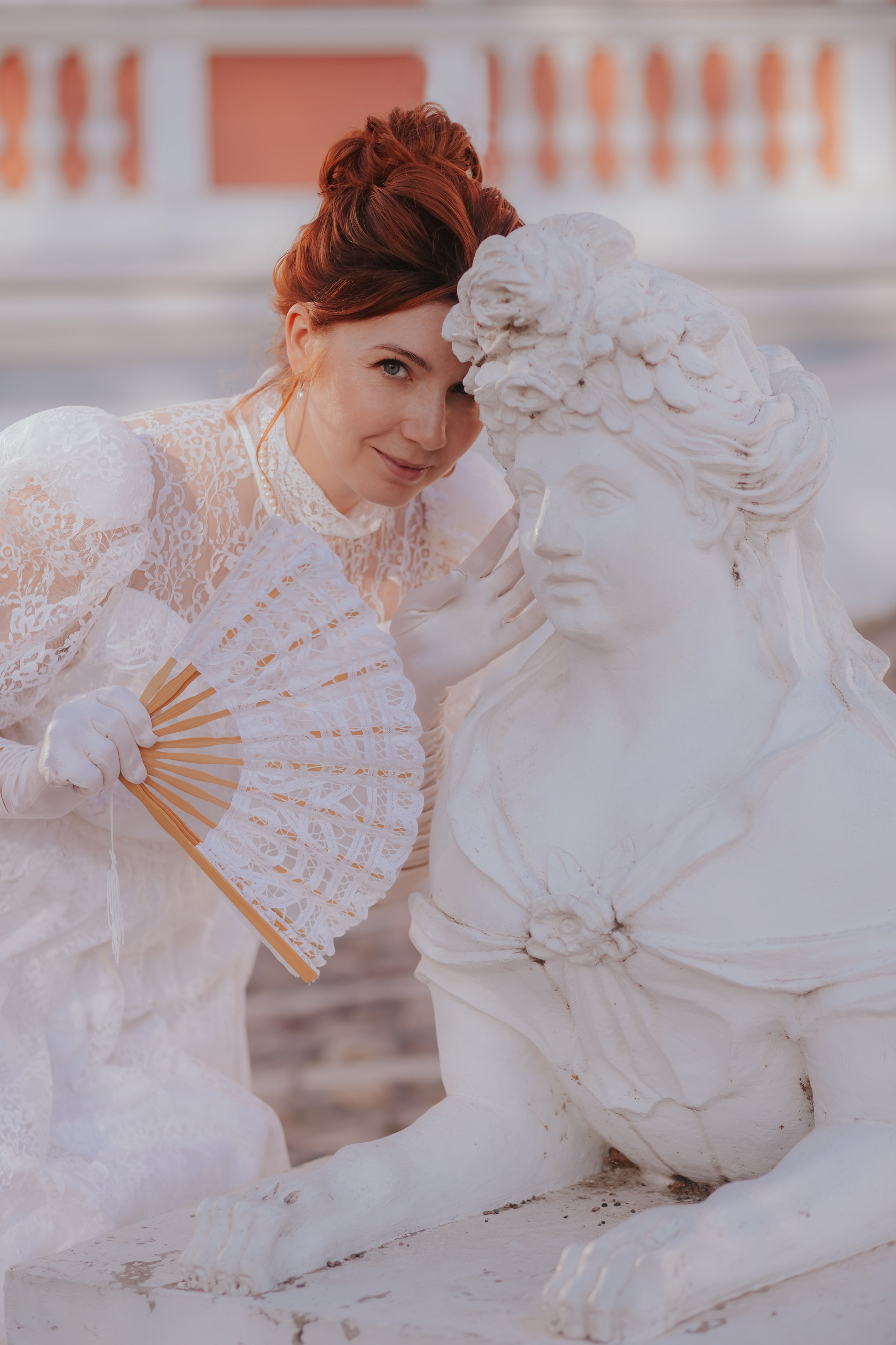 Мария. Тёплый сентябрь в Кусково. Художественная винтажная фотография