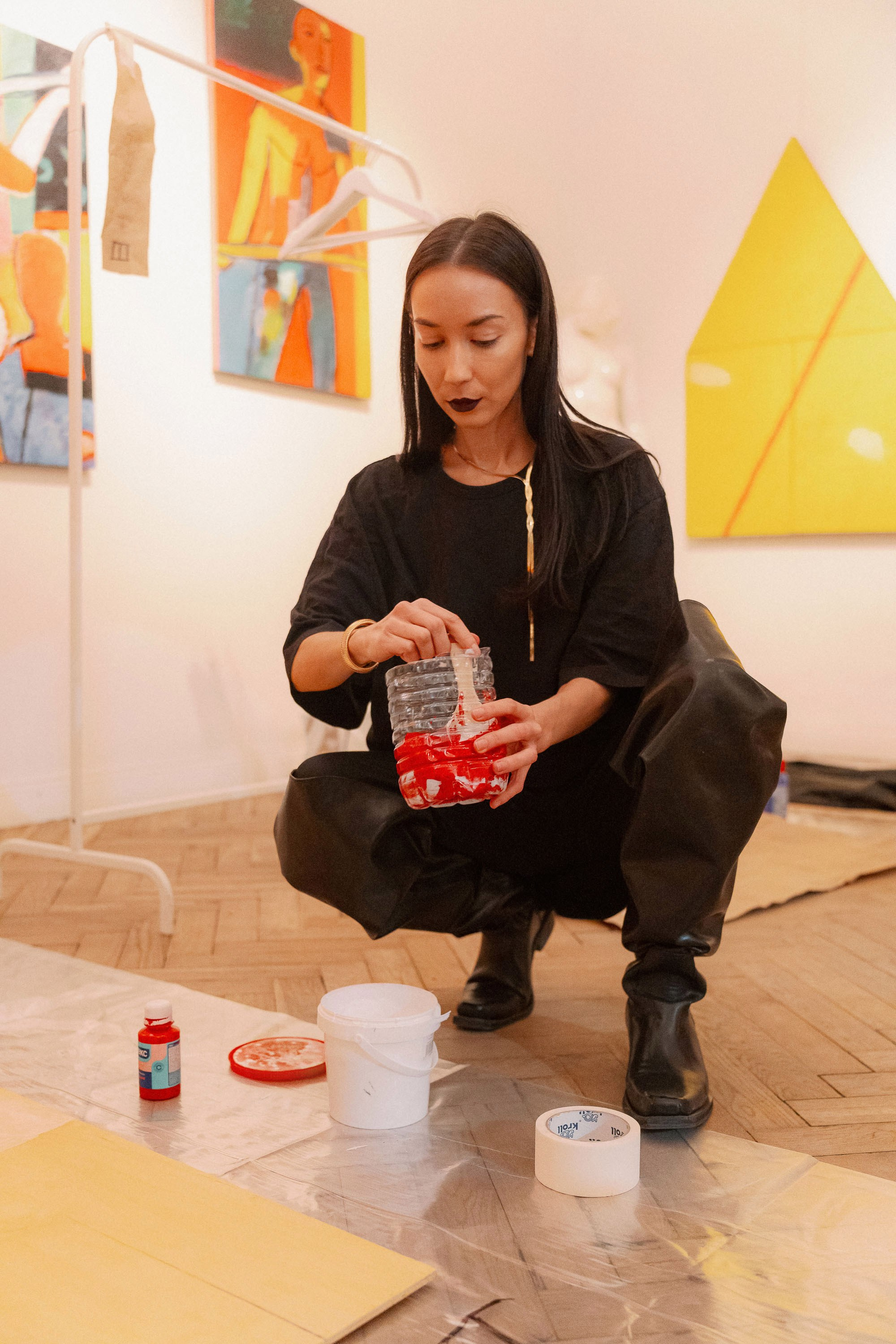 NASTYA CHELSEA Birthday in the gallery EGGZ. Андрей Цветков — репортажный, свадебный и портретный фотограф в Санкт-Петербурге