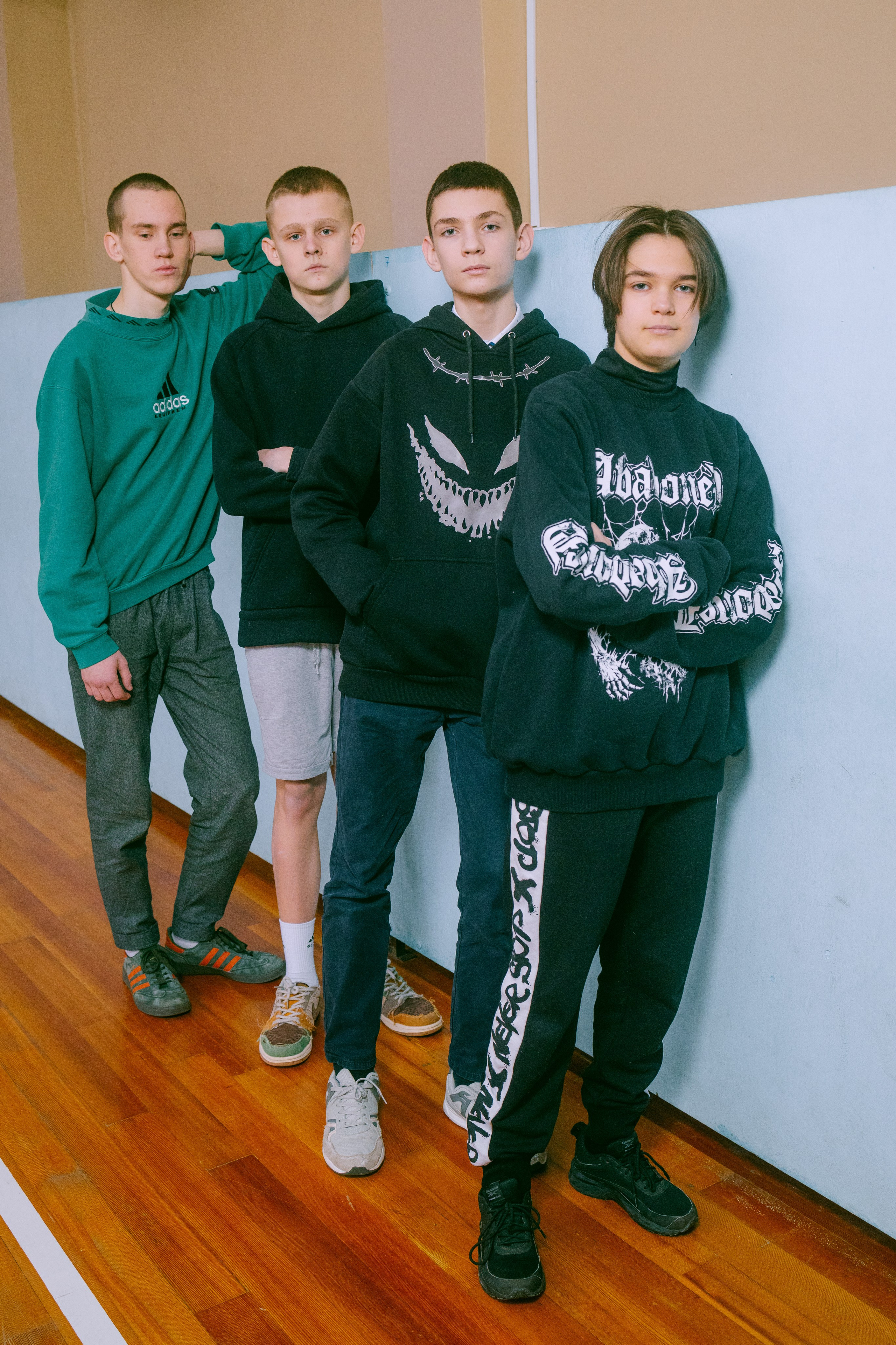 Групповая фотосессия 9 класса для альбома. Выпускные альбомы в Серпухове