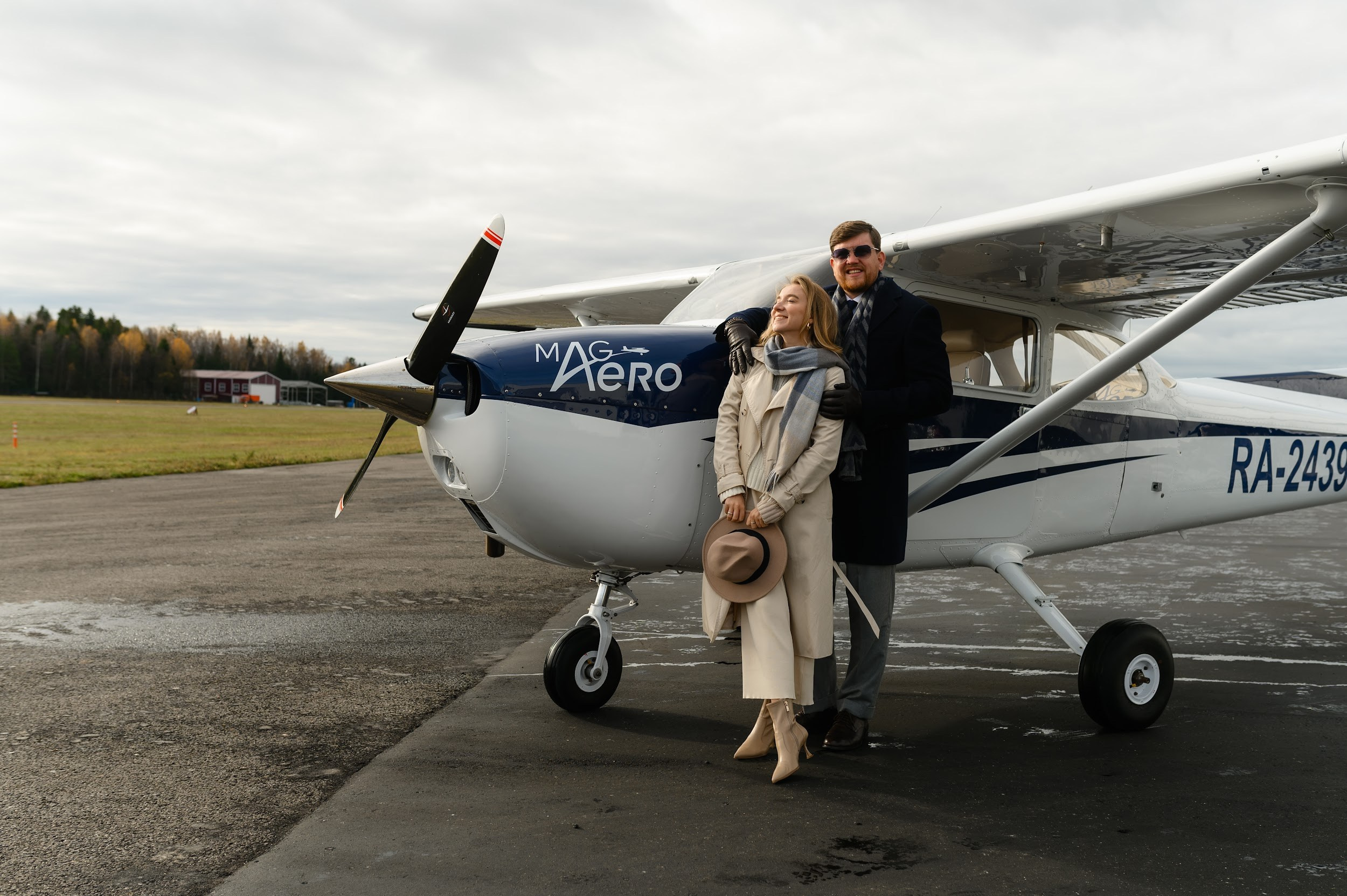 Love-story. Самолёт. Фотограф Марина Росси