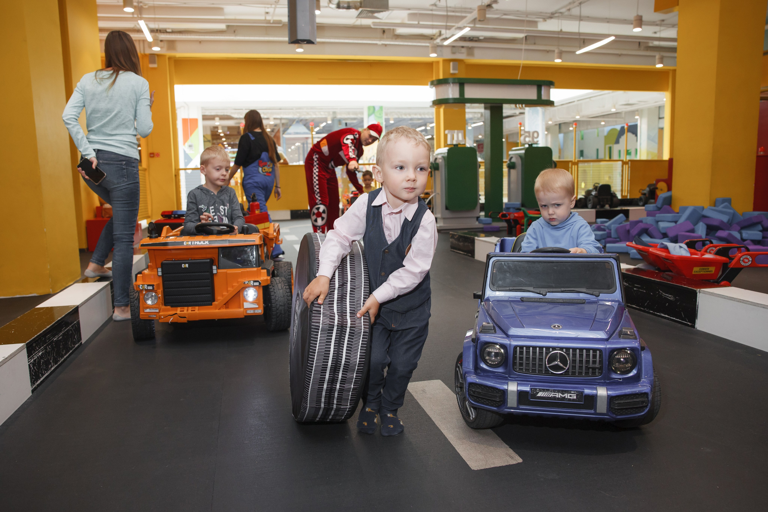 День Рождения, Глебу 3 годика, «Рули и строй». Свадебный и репортажный фотограф (Москва, Королев и другие)
