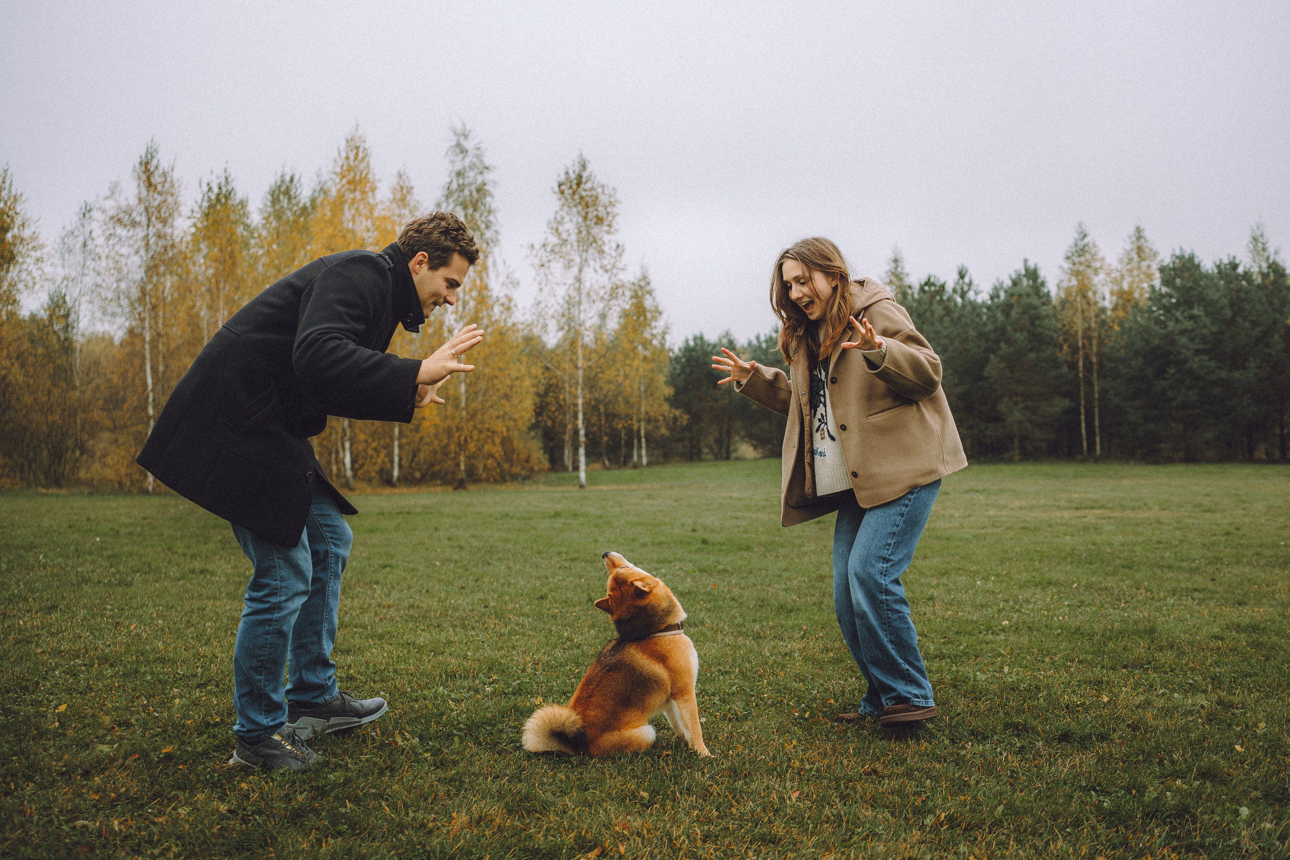 Настя, Юра и Скай