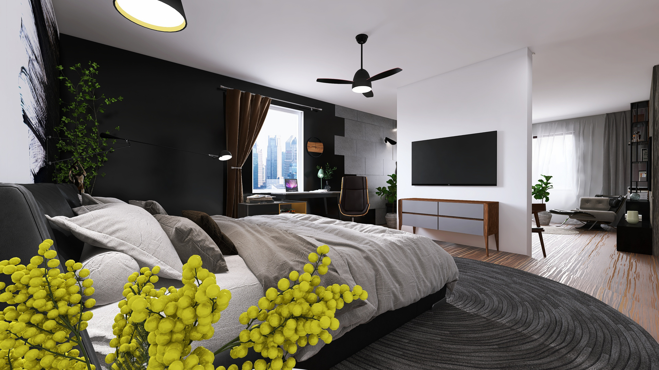 Квартира для музыканта. Дизайнер интерьера Юлия Лебедева. Москва