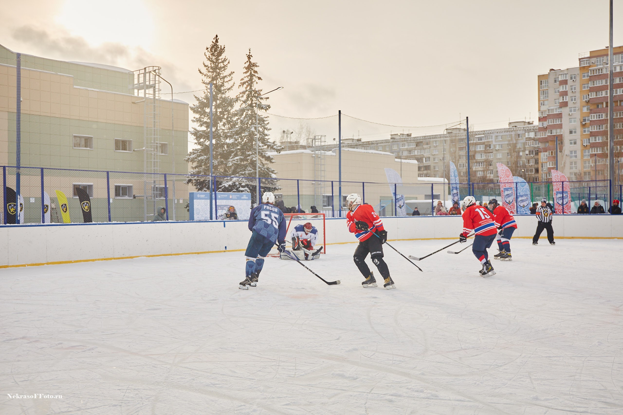 Турнир по хоккею «Русская классика» в рамках Офицерской хоккейной лиги. Спортивный фотограф Некрасов Денис