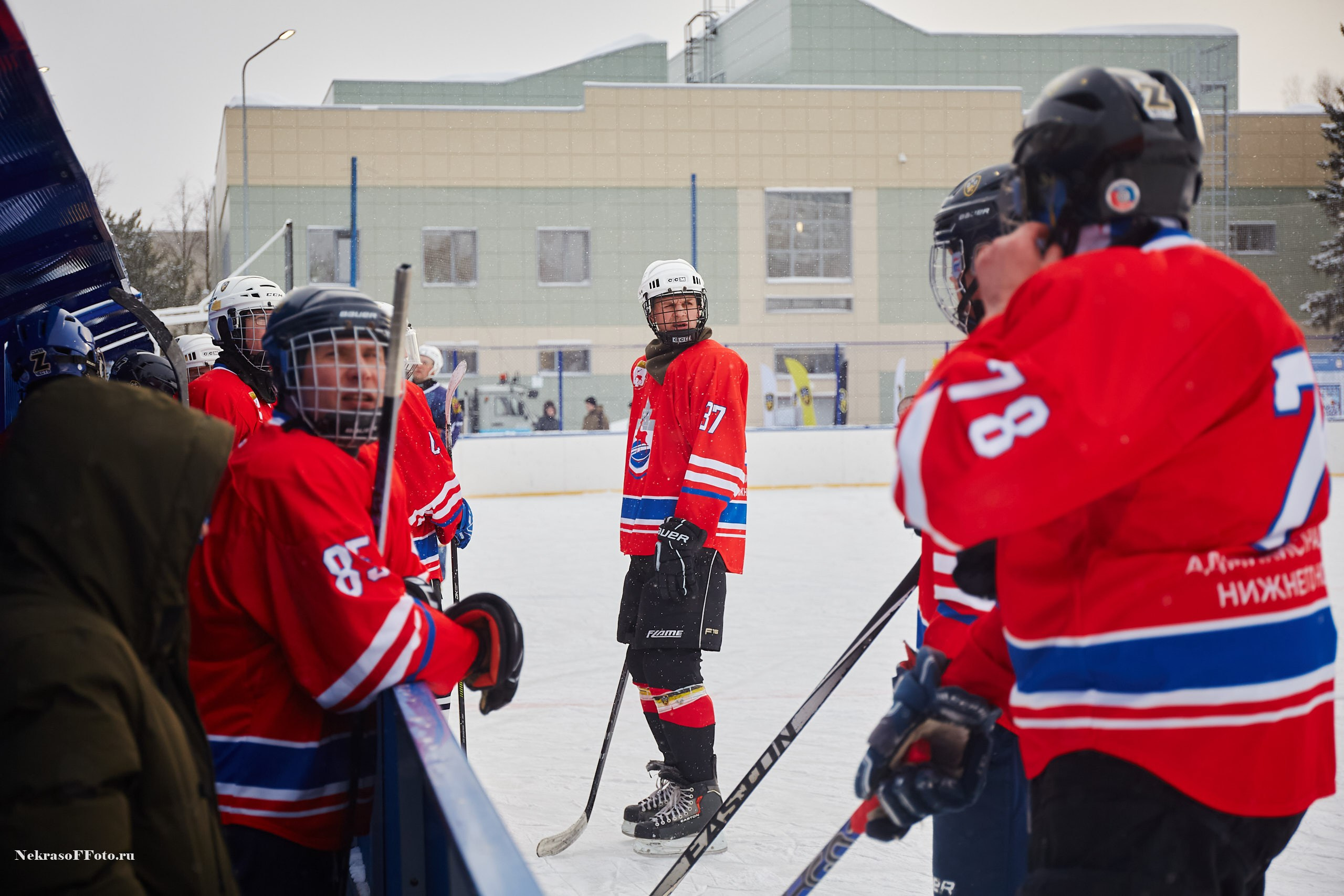 Турнир по хоккею «Русская классика» в рамках Офицерской хоккейной лиги. Спортивный фотограф Некрасов Денис