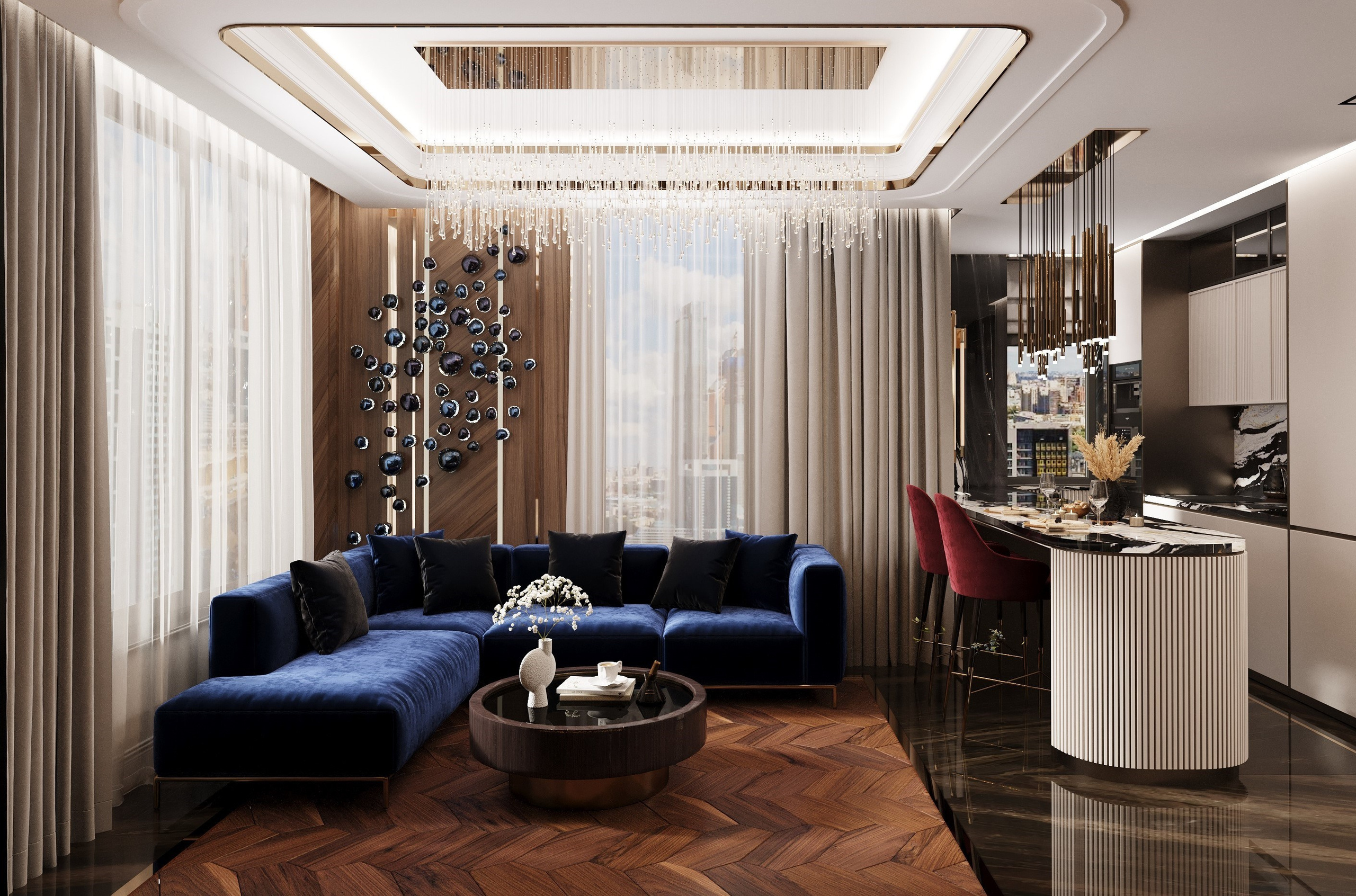 ЖК «ХЕДЛАЙНЕР» г. Москва. Modern Muf студия дизайна интерьера