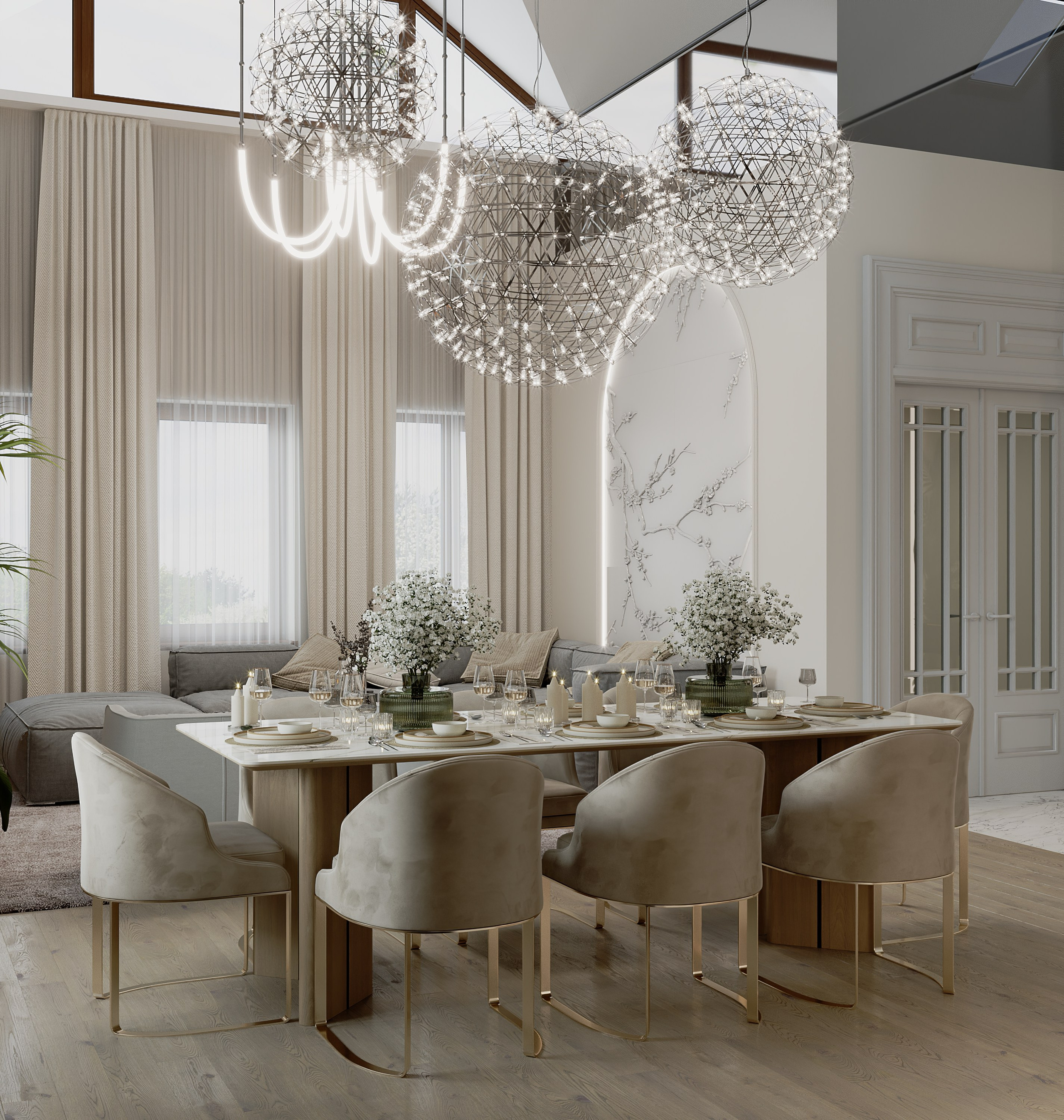 Дом, Красногорск. Modern Muf студия дизайна интерьера