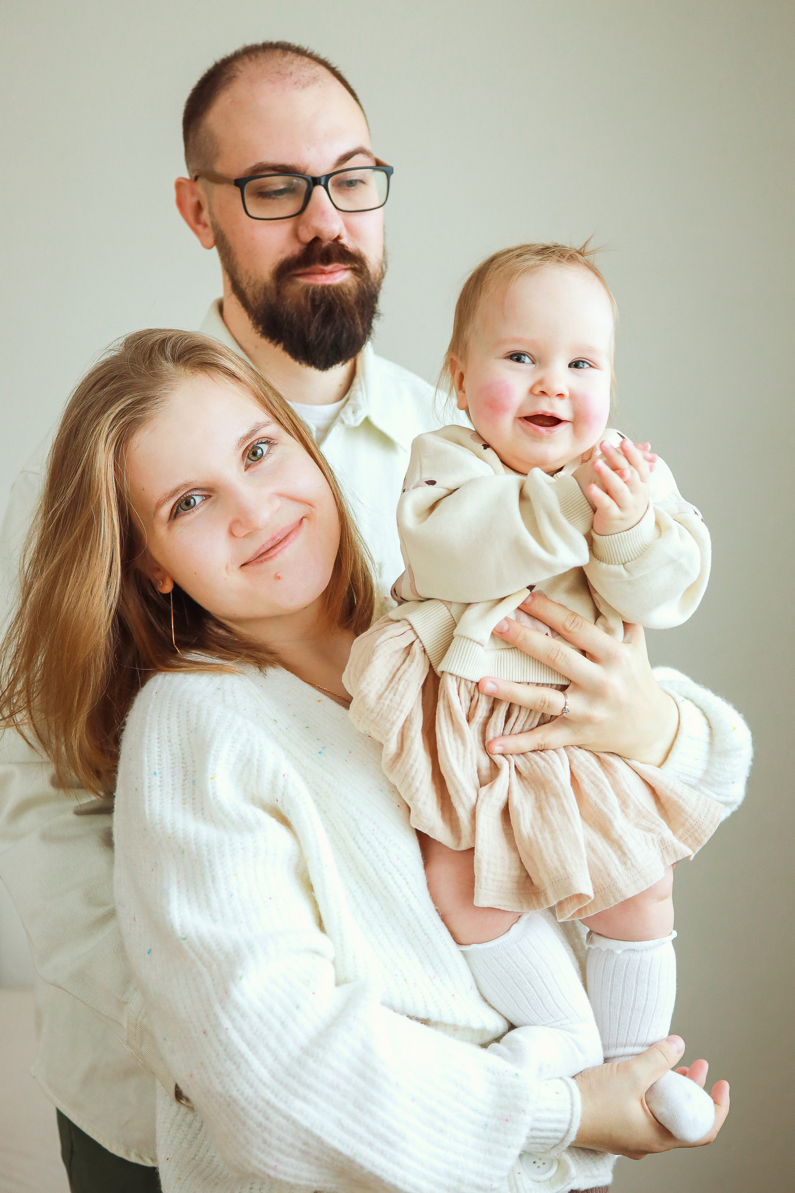 Первый Новый год. Семейный фотограф в Москве Ольга Комарова