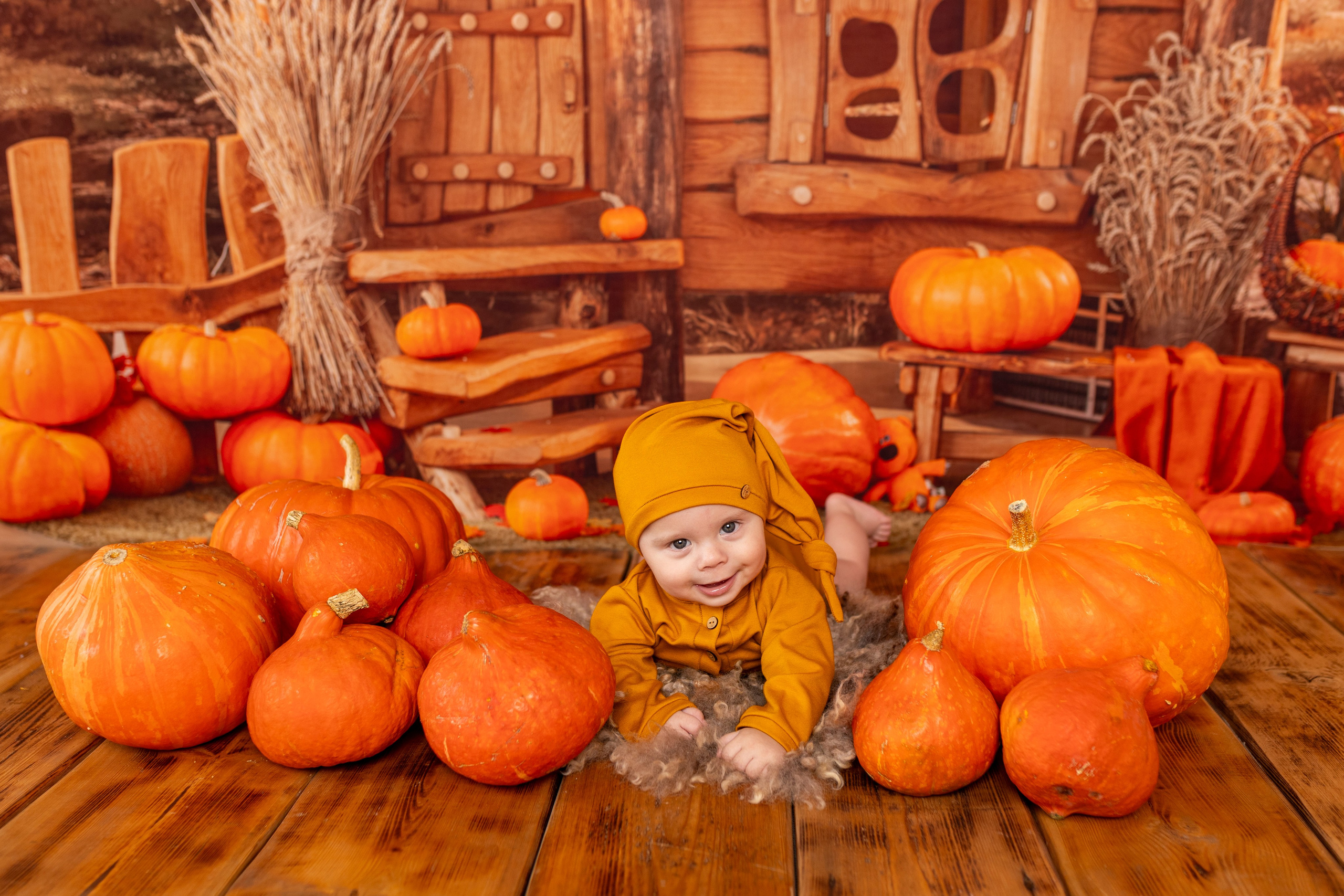Тыквенно-арбузные фотодни. Фотограф новорожденных. Детский и семейный фотограф Марьяна Юдина