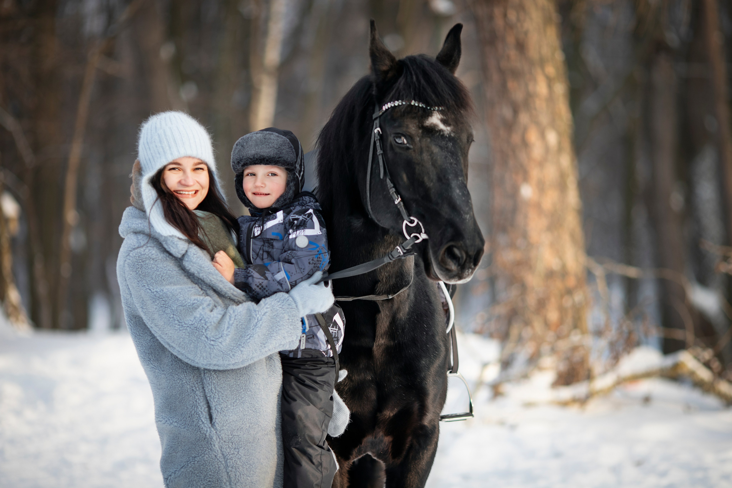Съемки с лошадьми. Семейный фотограф Москва и область Дербунова Елена