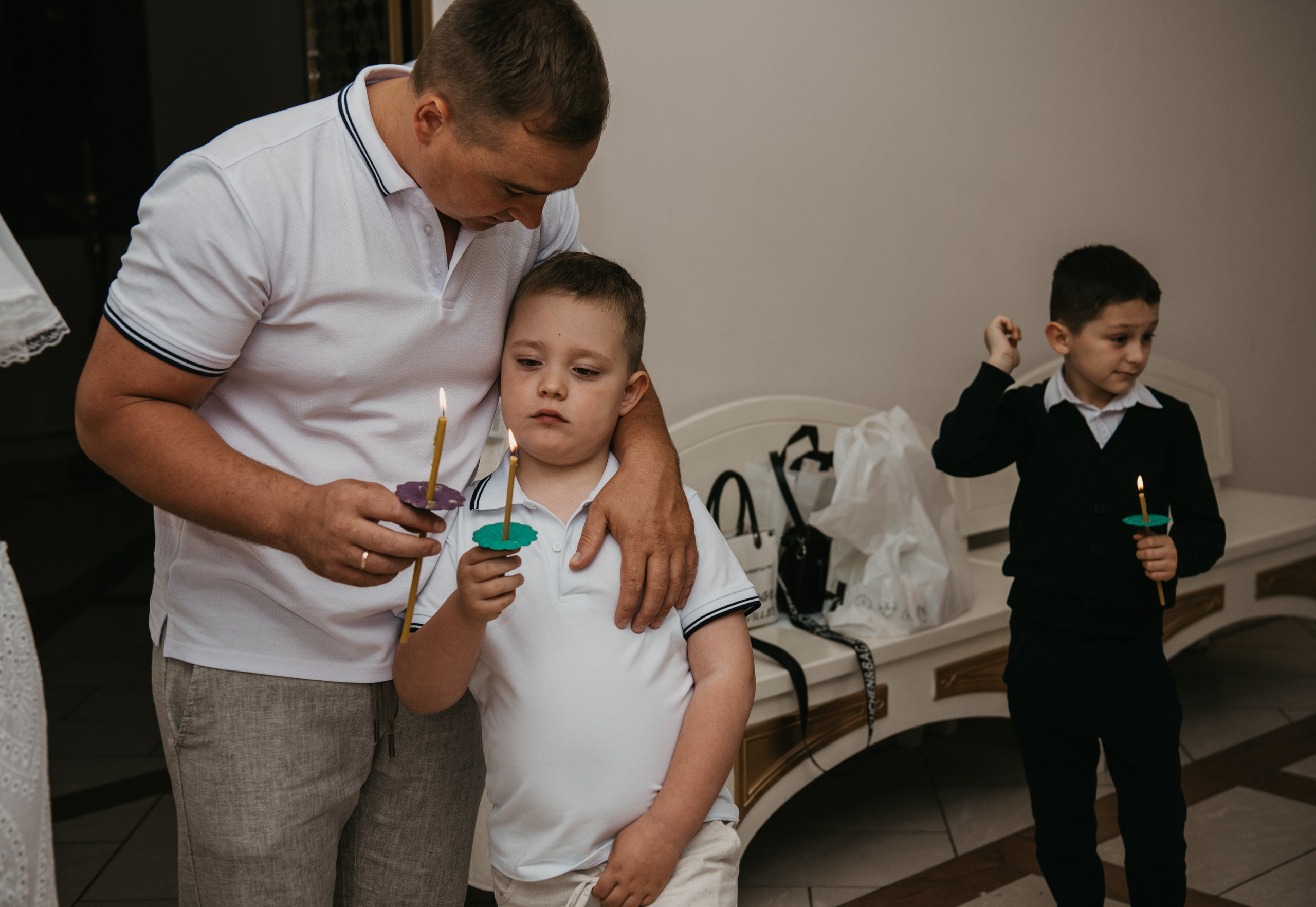 Крещение Евгения. Фотограф на выписку из роддома в Москве и МО