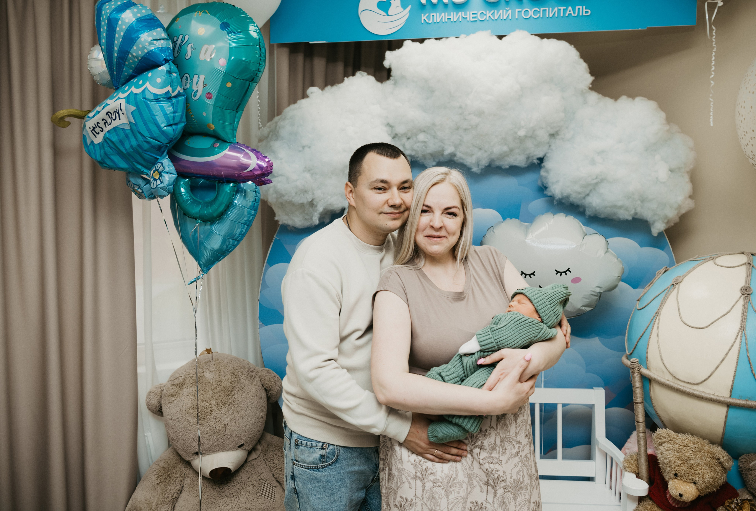 Выписка Степана на Севастопольском. Фотограф на выписку из роддома в Москве и МО