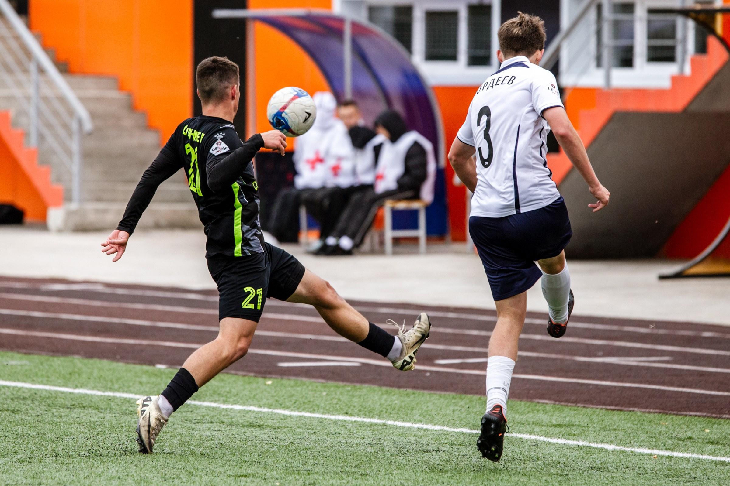 Первенство России по футболу LEON-Вторая лига Б | ФК Иркутск — Космос (Долгопрудный) | 14.09.25. Фотограф в Иркутске Евгения Айвазова