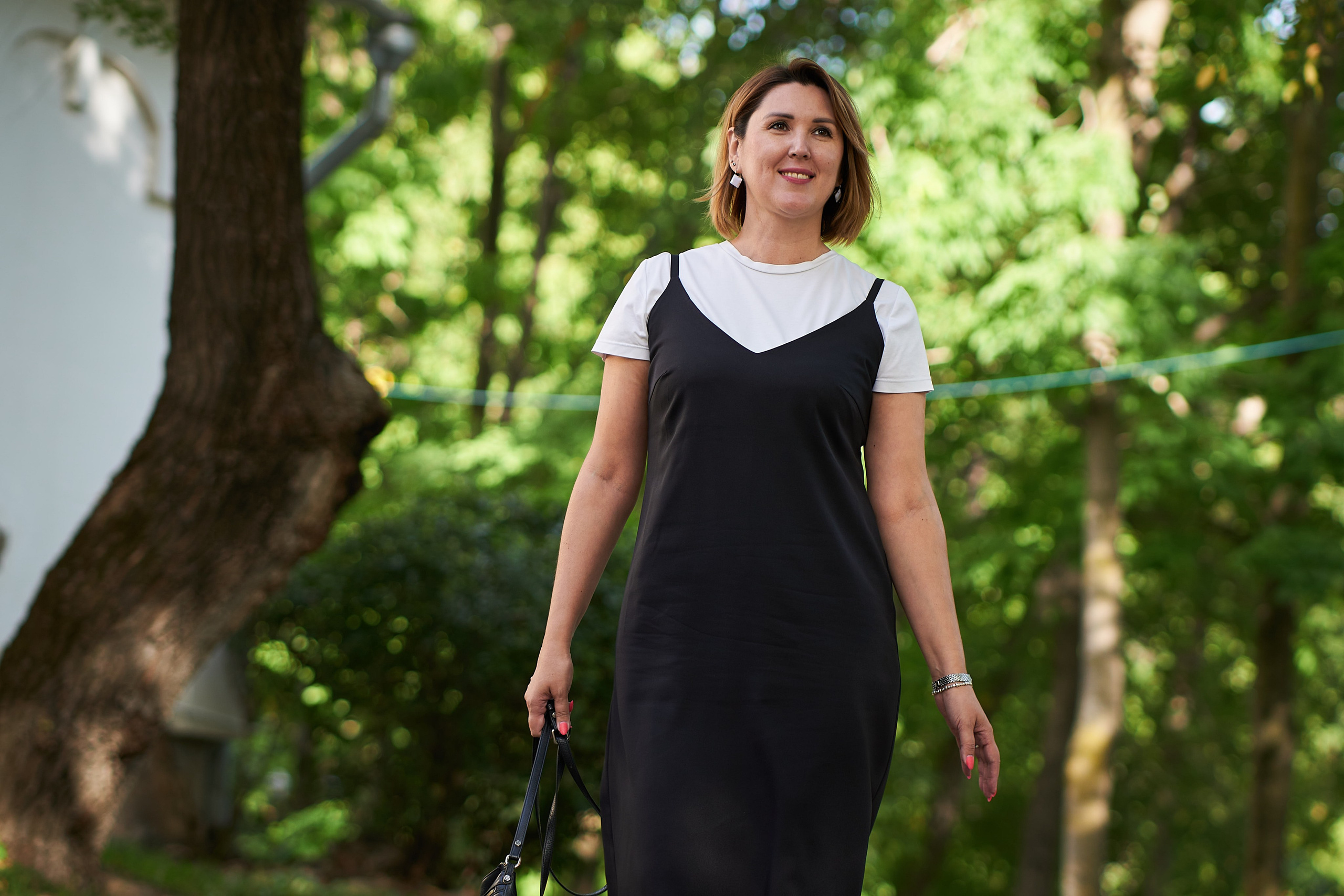 Прогулка с семьёй. Анна Катасонова