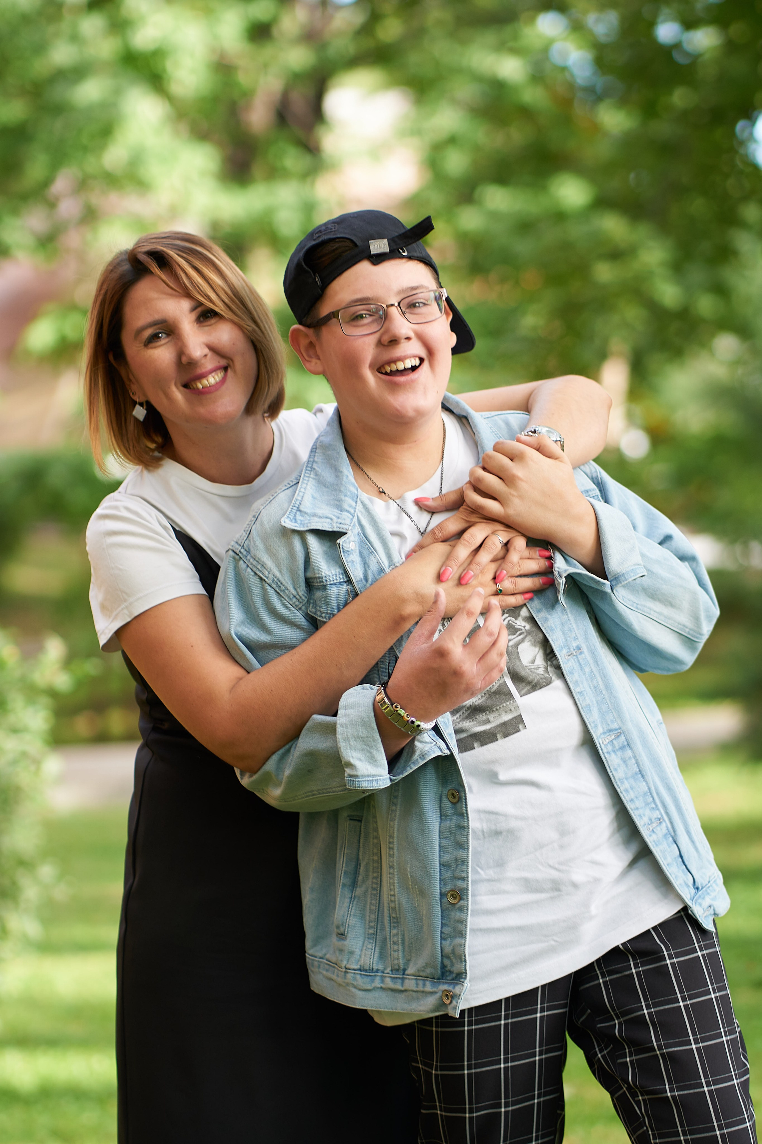 Прогулка с семьёй. Анна Катасонова