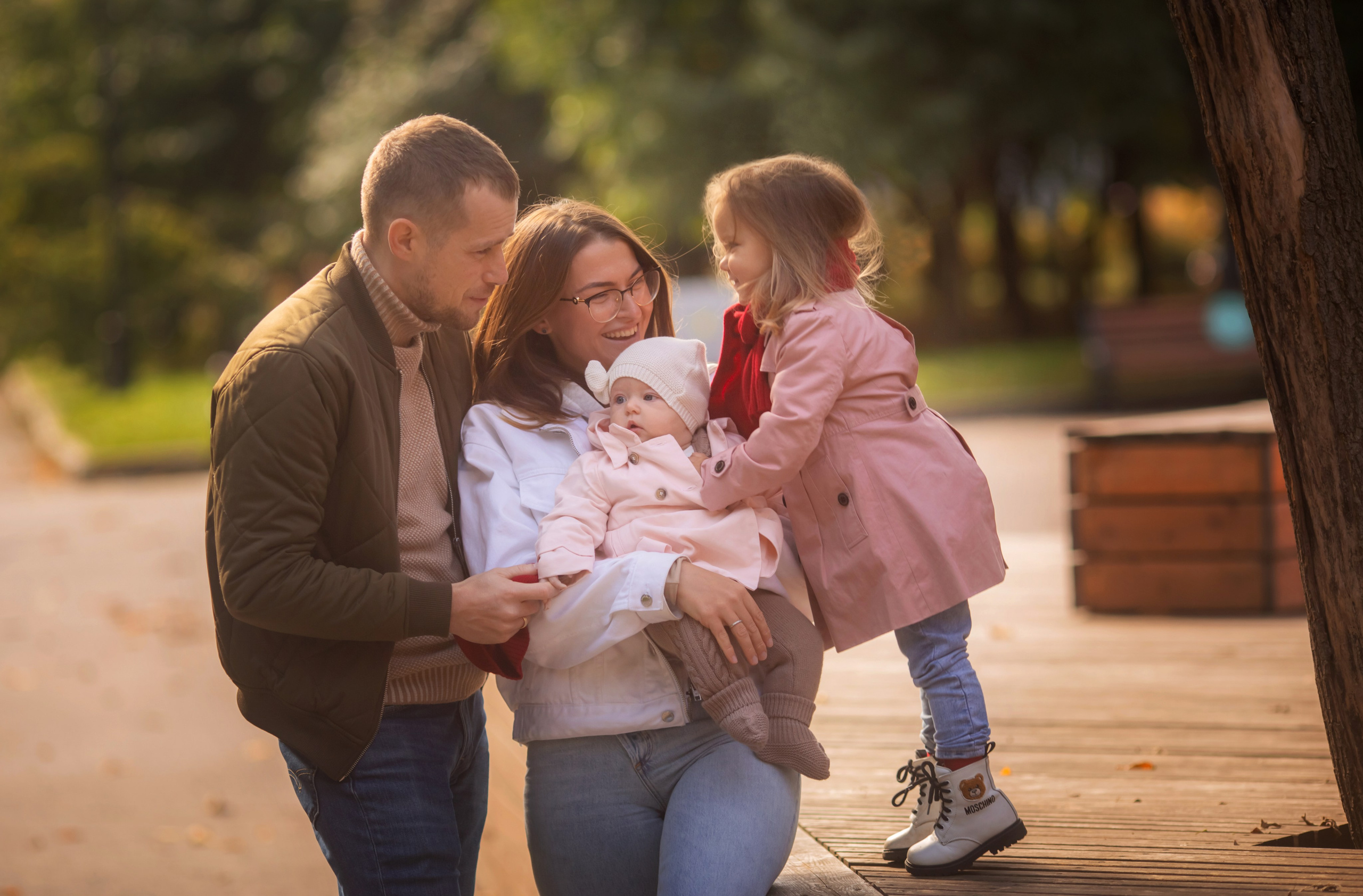 Прогулка в Парке Горького. צלם ואמן ילדים ומשפחה