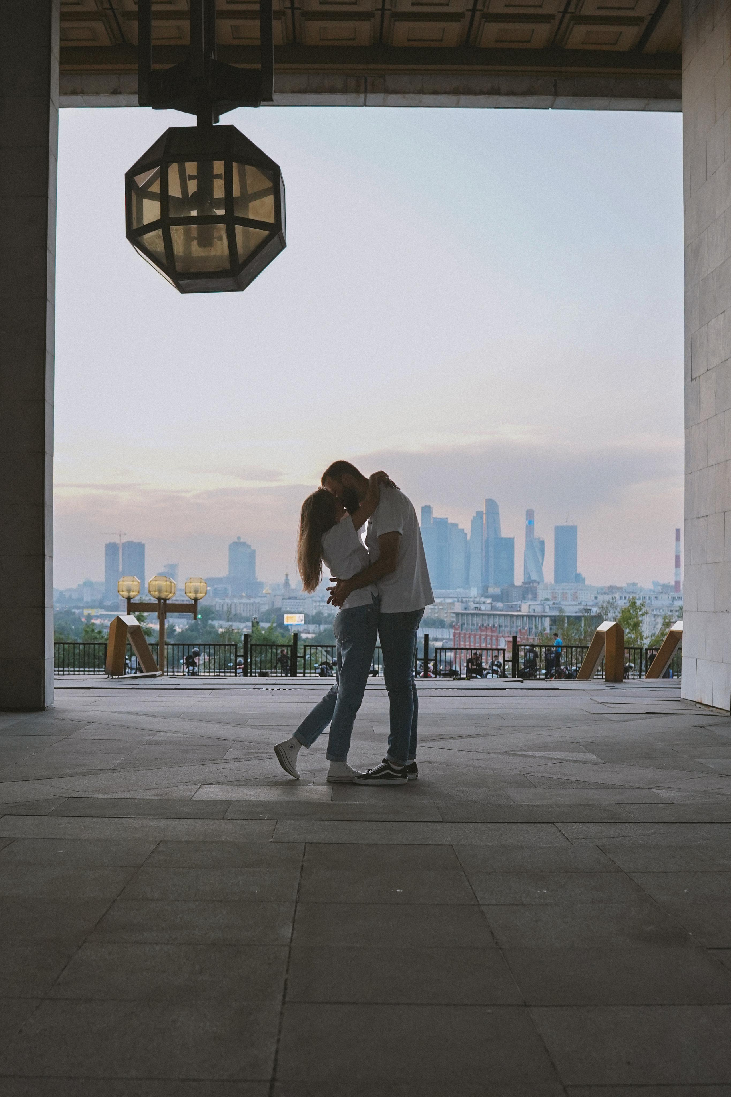 Лавстори на закате. Семейный фотограф в Москве Галина Гончар