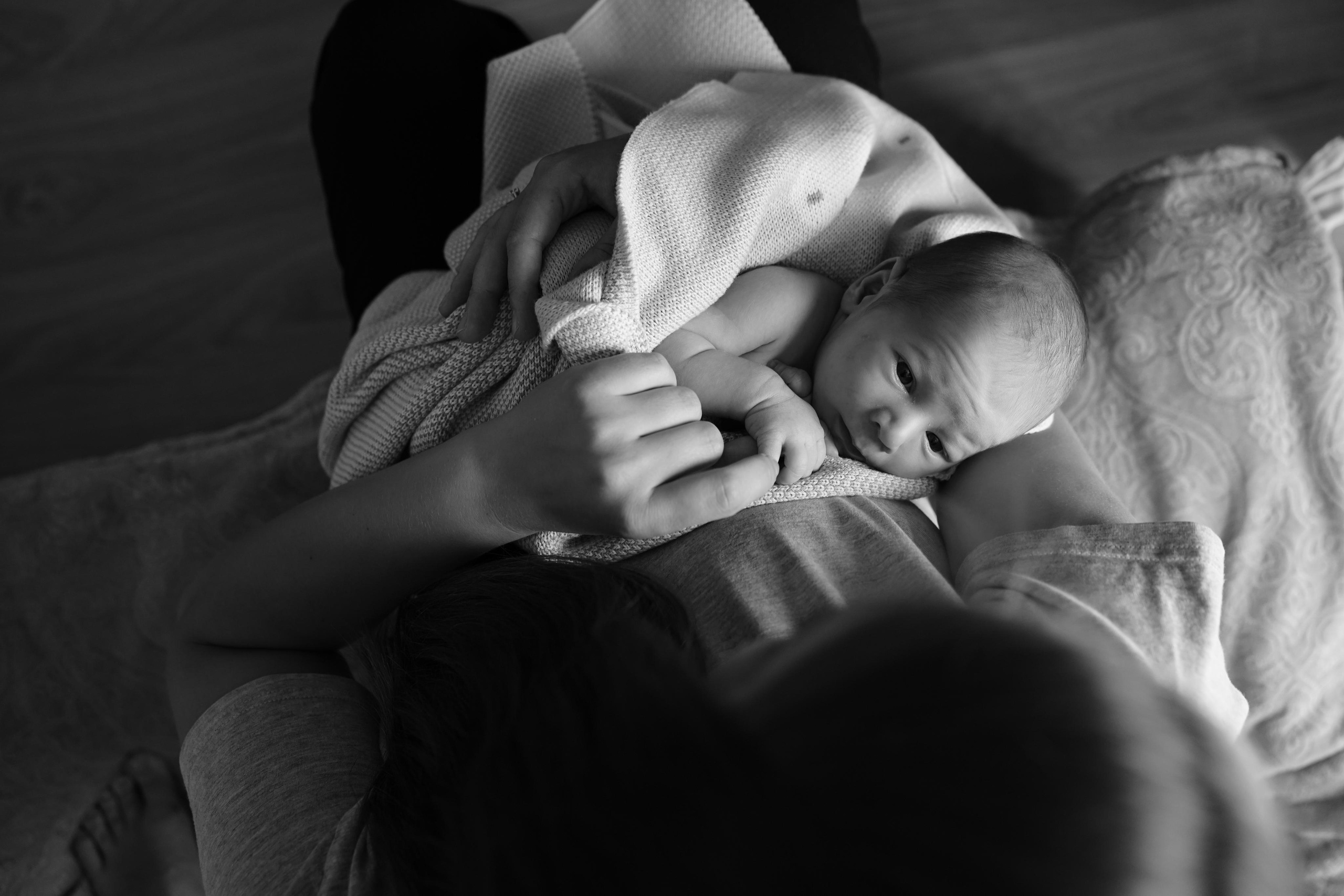 Домашняя фотосессия с новорожденным. Семейный фотограф в Москве Галина Гончар