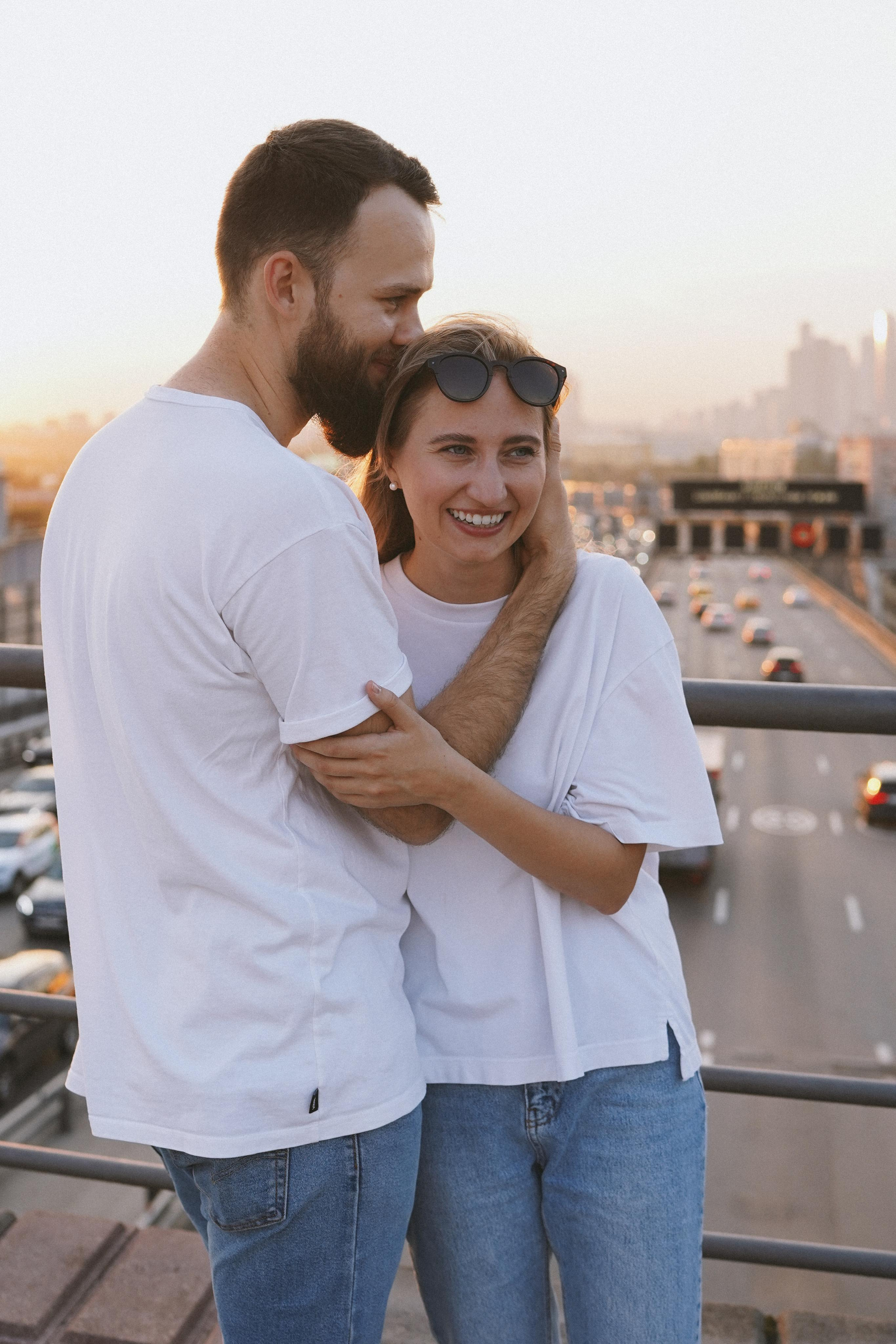 Лавстори на закате. Семейный фотограф в Москве Галина Гончар