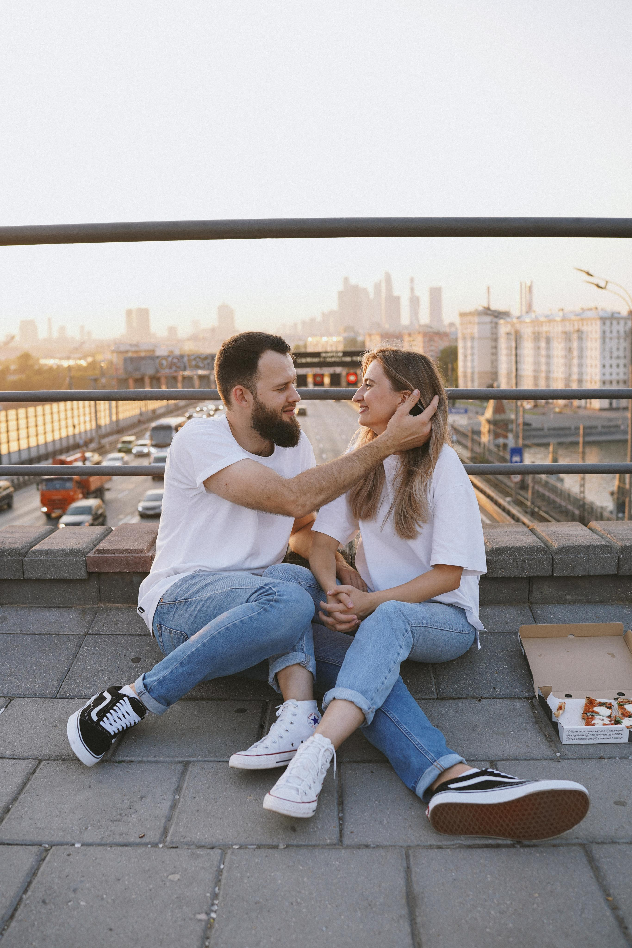 Лавстори на закате. Семейный фотограф в Москве Галина Гончар