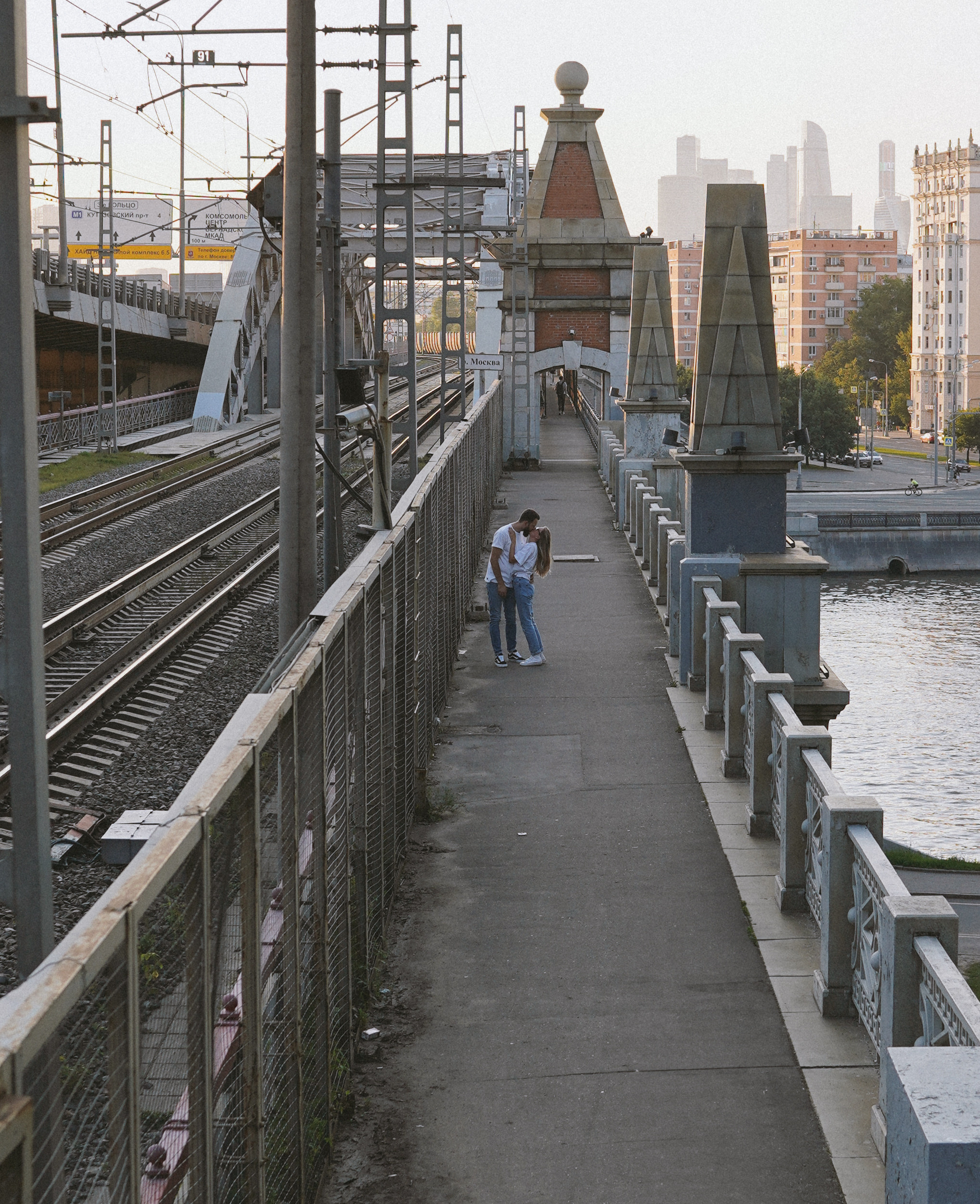 Лавстори на закате. Семейный фотограф в Москве Галина Гончар