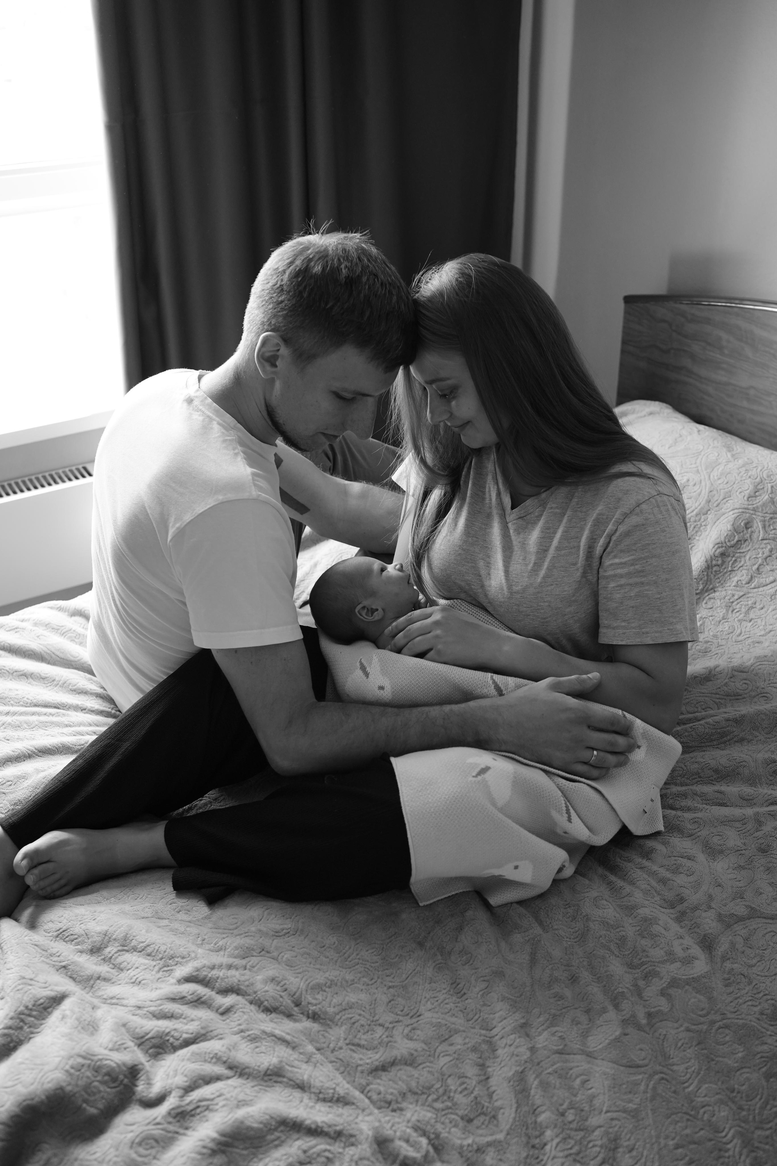 Домашняя фотосессия с новорожденным. Семейный фотограф в Москве Галина Гончар