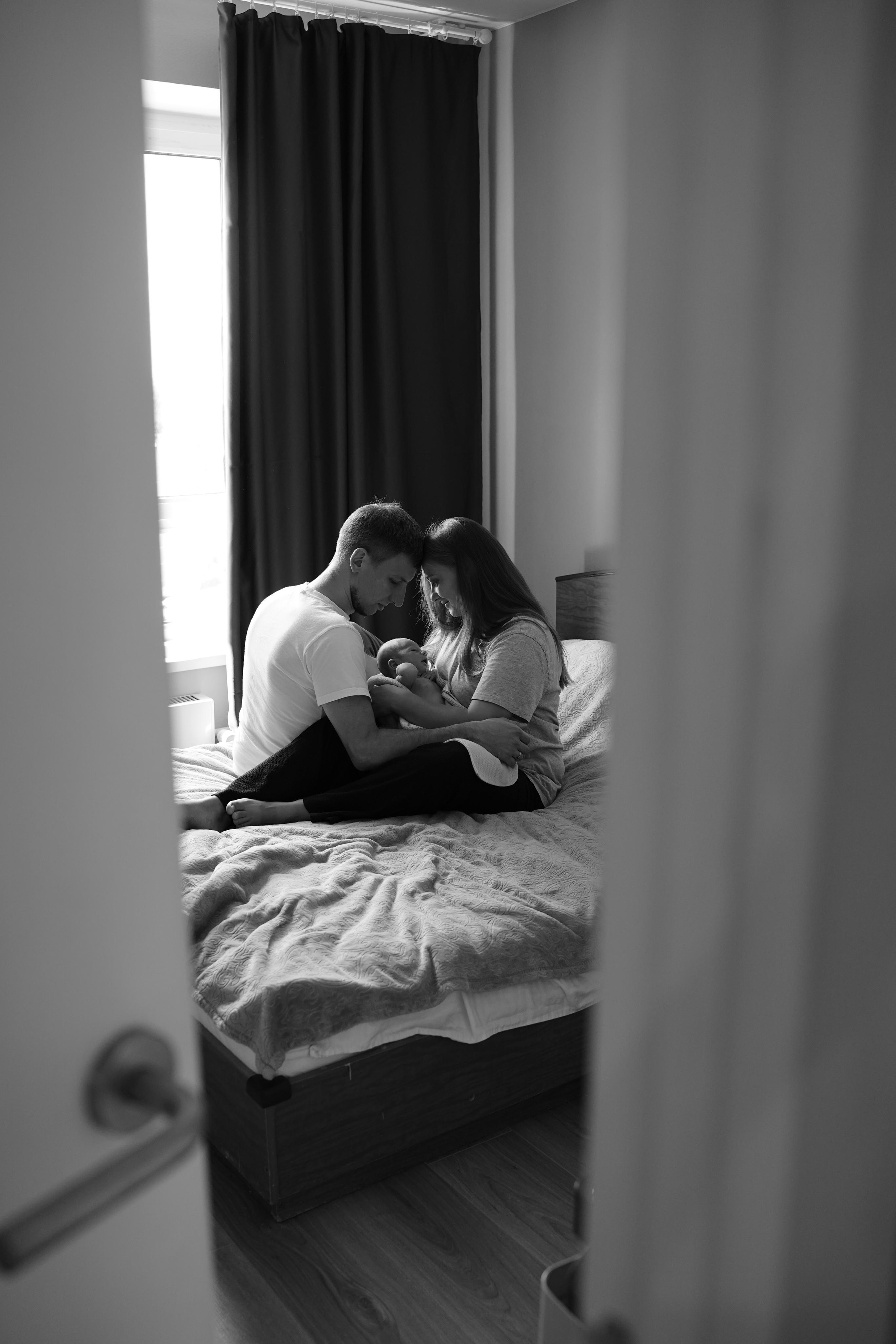 Домашняя фотосессия с новорожденным. Семейный фотограф в Москве Галина Гончар