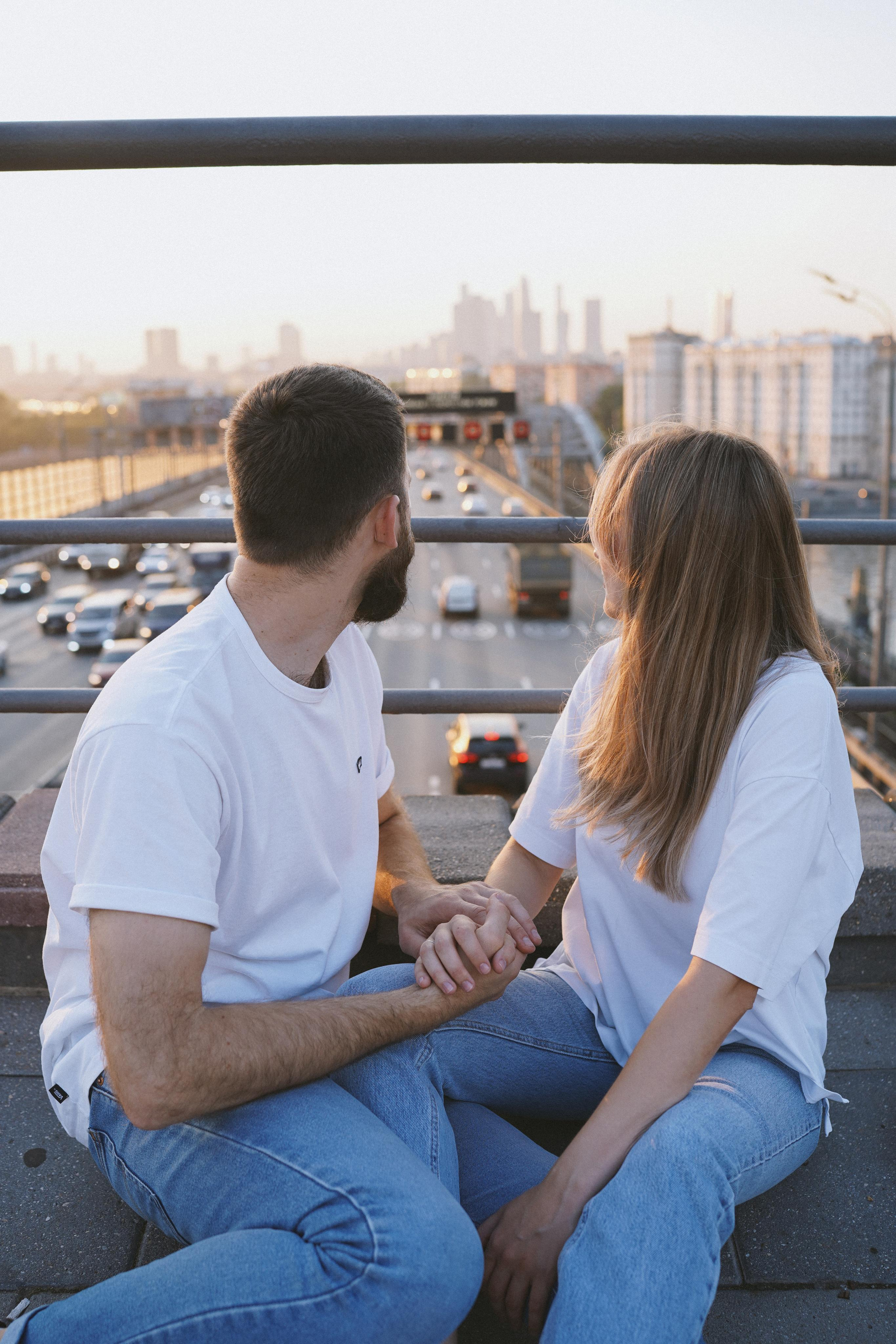 Лавстори на закате. Семейный фотограф в Москве Галина Гончар