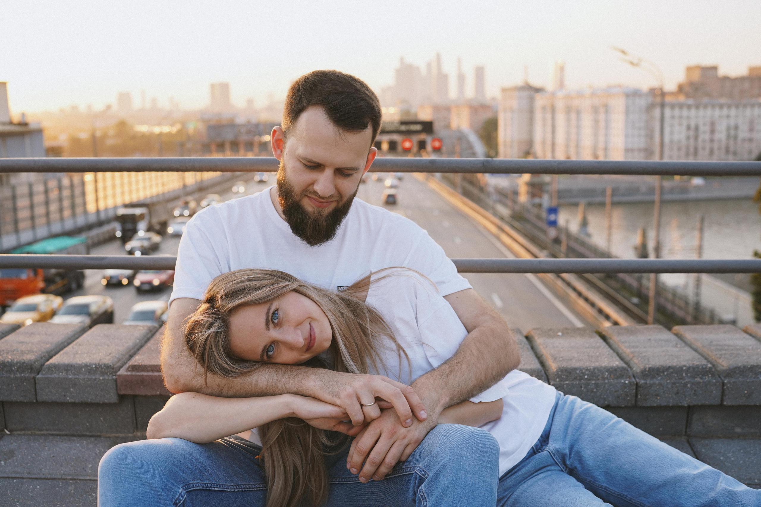 Лавстори на закате. Семейный фотограф в Москве Галина Гончар