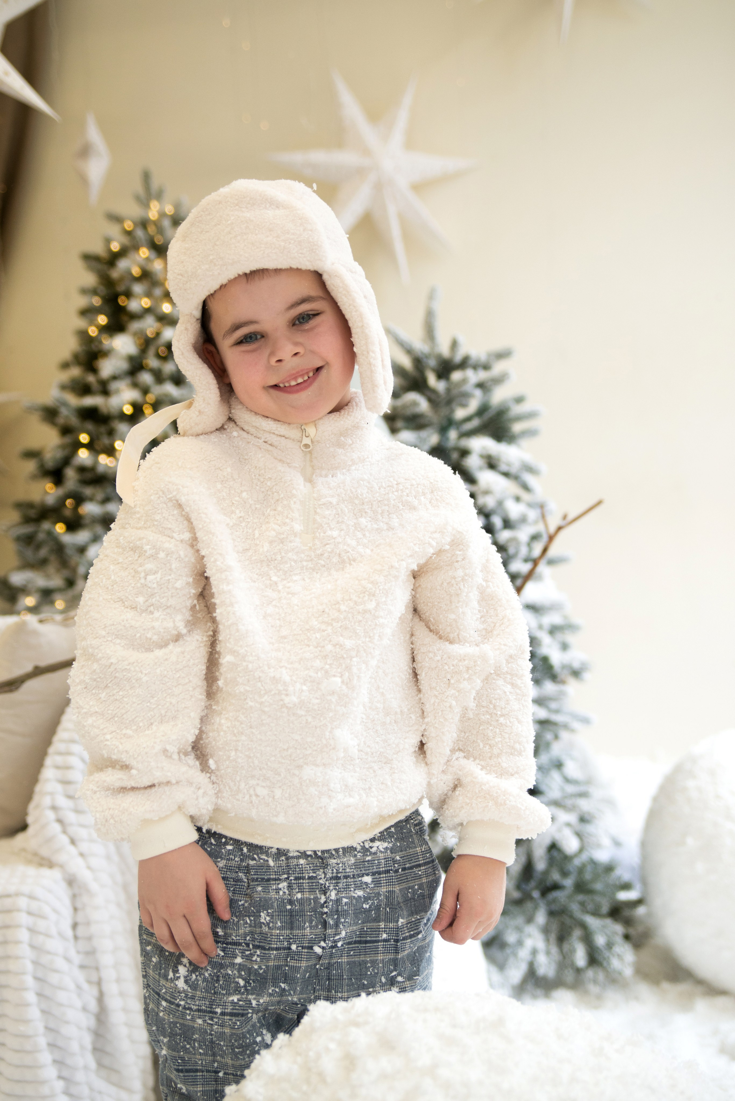 Дети в снежной студии. Фотограф и дизайнер в Москве Екатерина Лобачева