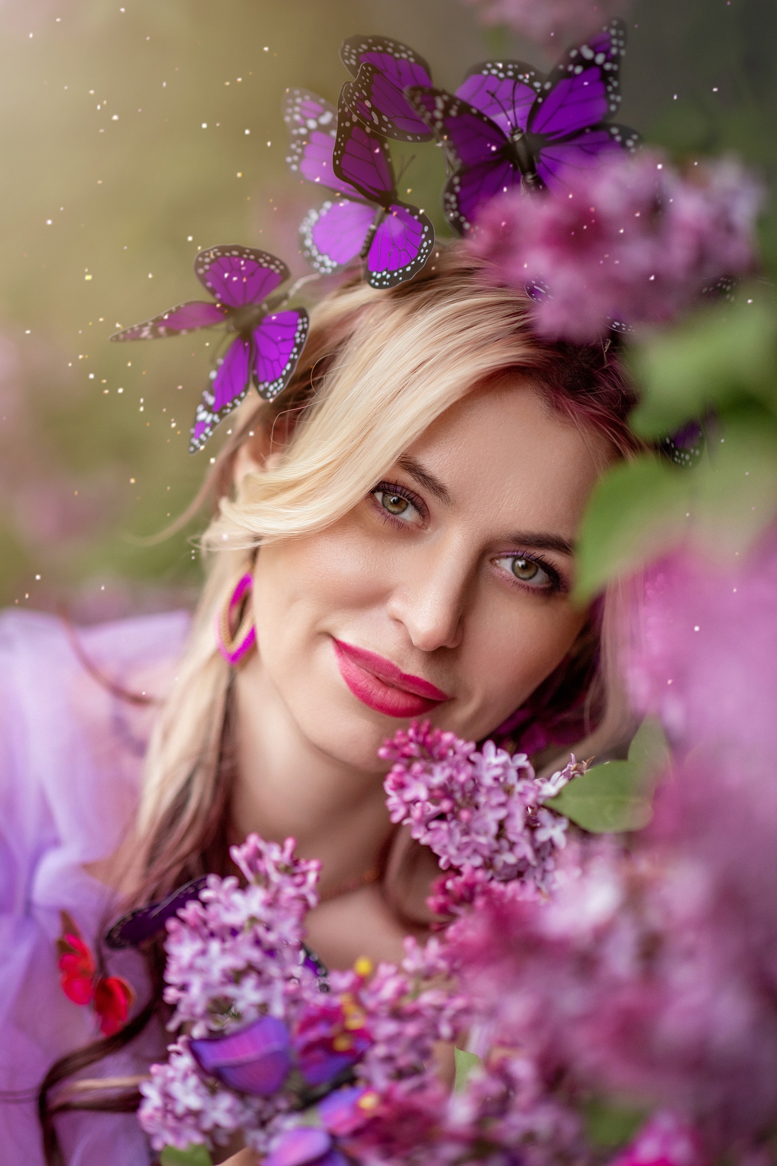 Фотопроект «фиолетовые Бабочки». Фотограф Алина Лебедь