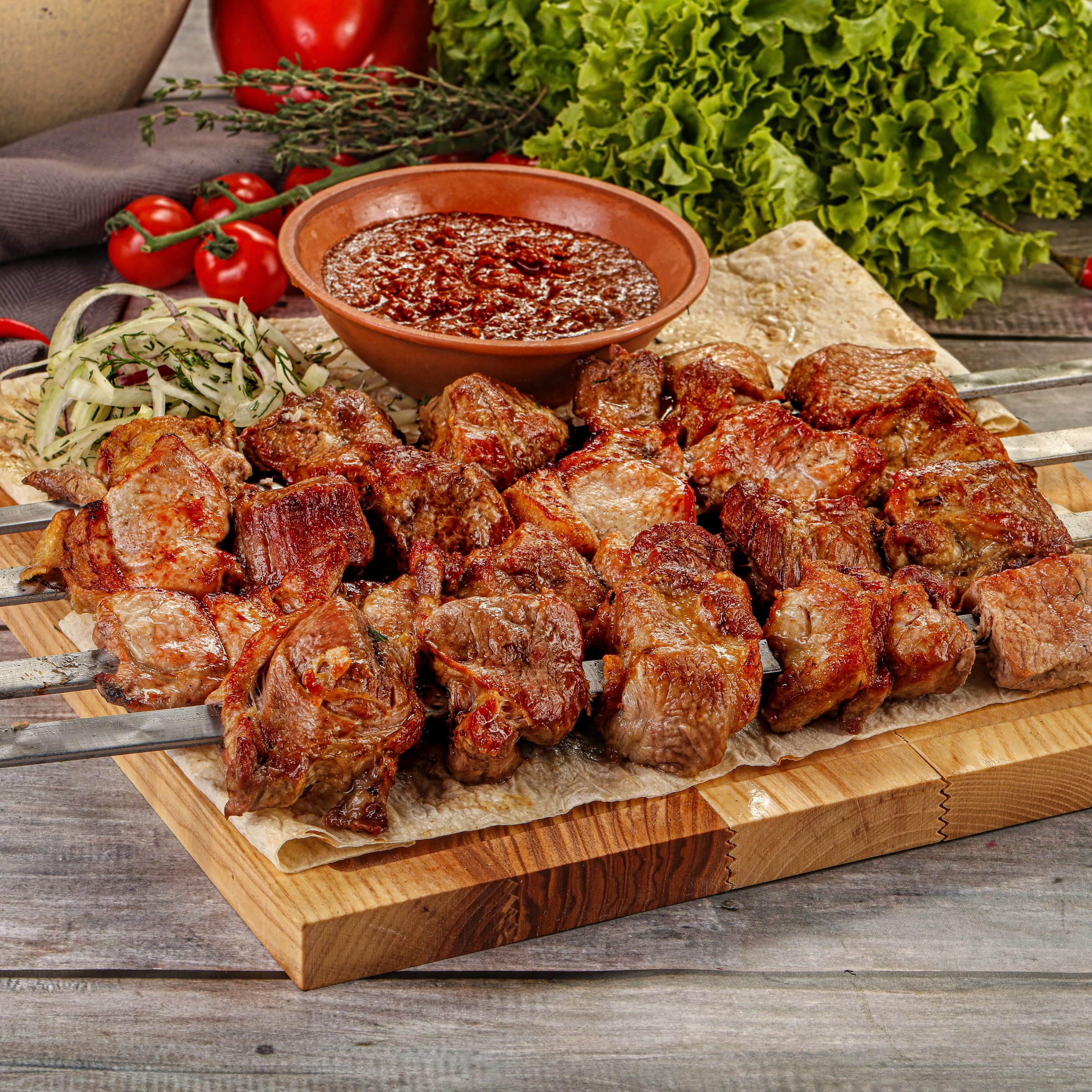 Съемка шашлыков и стейков. Фуд-фотограф Андрей Старостин — съемка еды в Москве. 9000 руб. в час