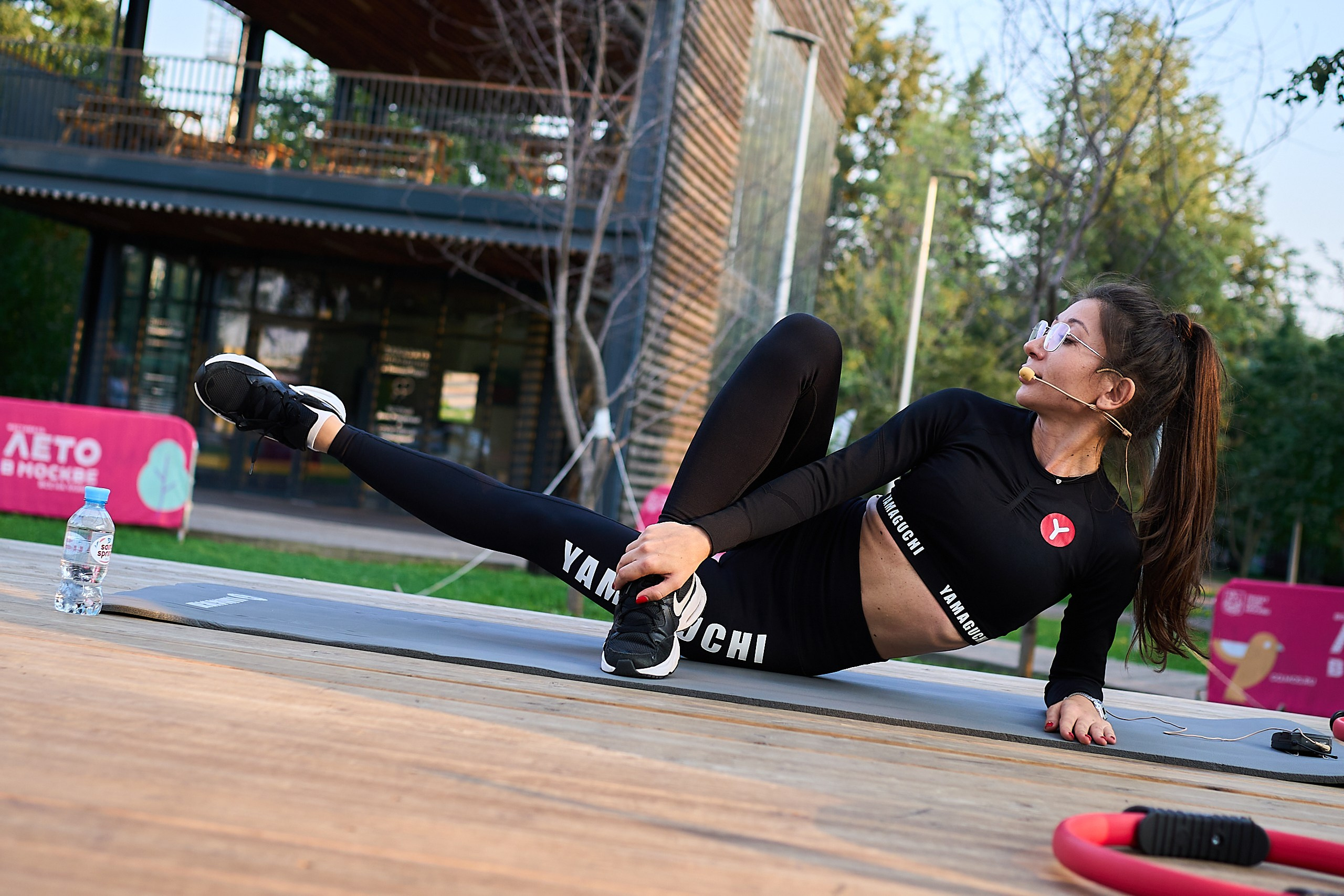 Yamaguchi / открытая тренировка «в стиле Пилатес». Фотограф и Видеограф в Москве. Олег Корушев