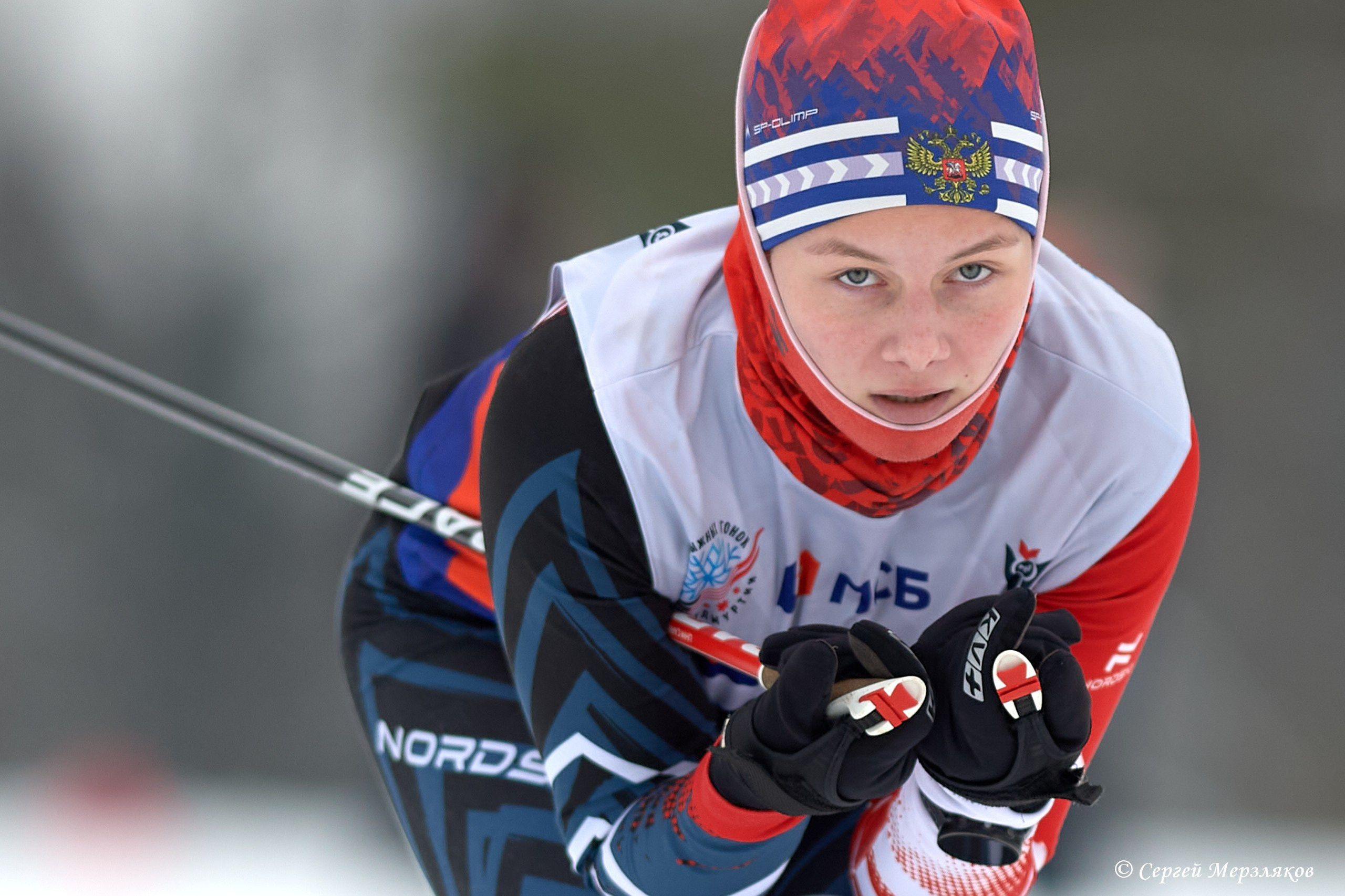 Всероссийские соревнования по лыжным гонкам на призы ЗМС Галины Кулаковой. Спортивный репортажный фотограф в Ижевске Сергей Мерзляков