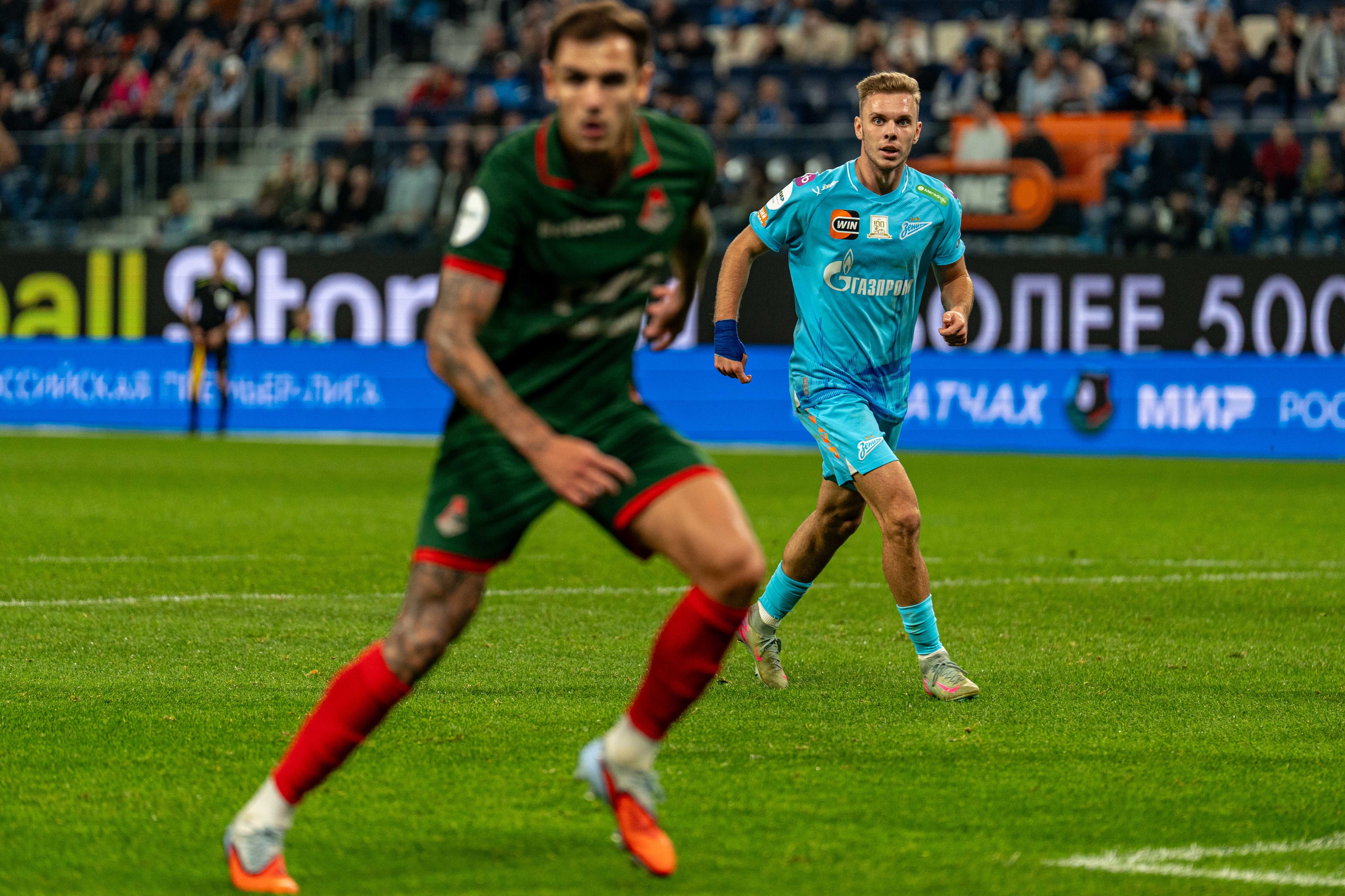 Зенит — Локомотив: фотогалерея 14-го тура РПЛ на Газпром Арене | Антон Гауф. Спортивный фотограф в Санкт-Петербурге | Антон Гауф