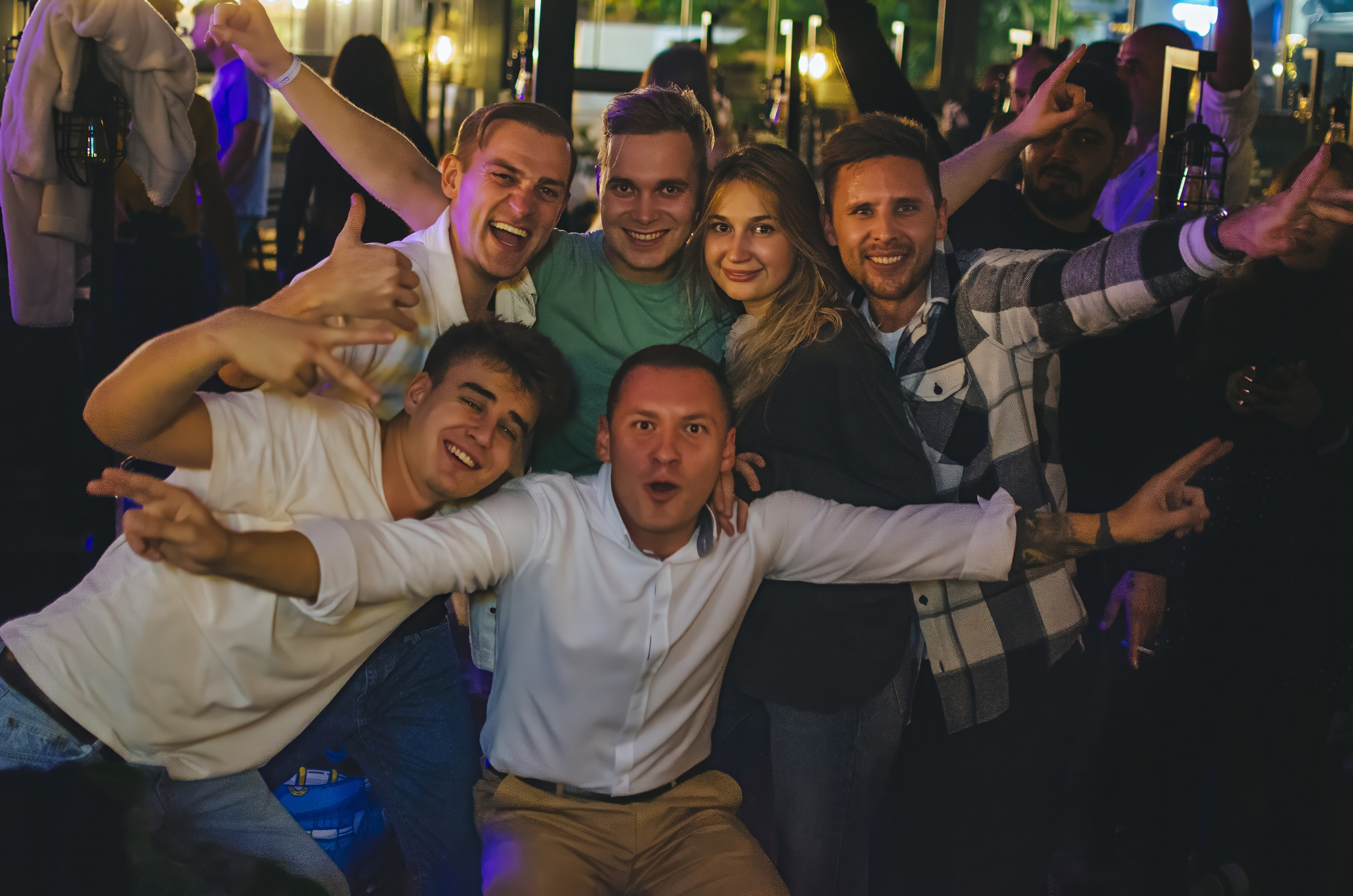 Party at OT cafe. Event photographer Alena Iurchenko