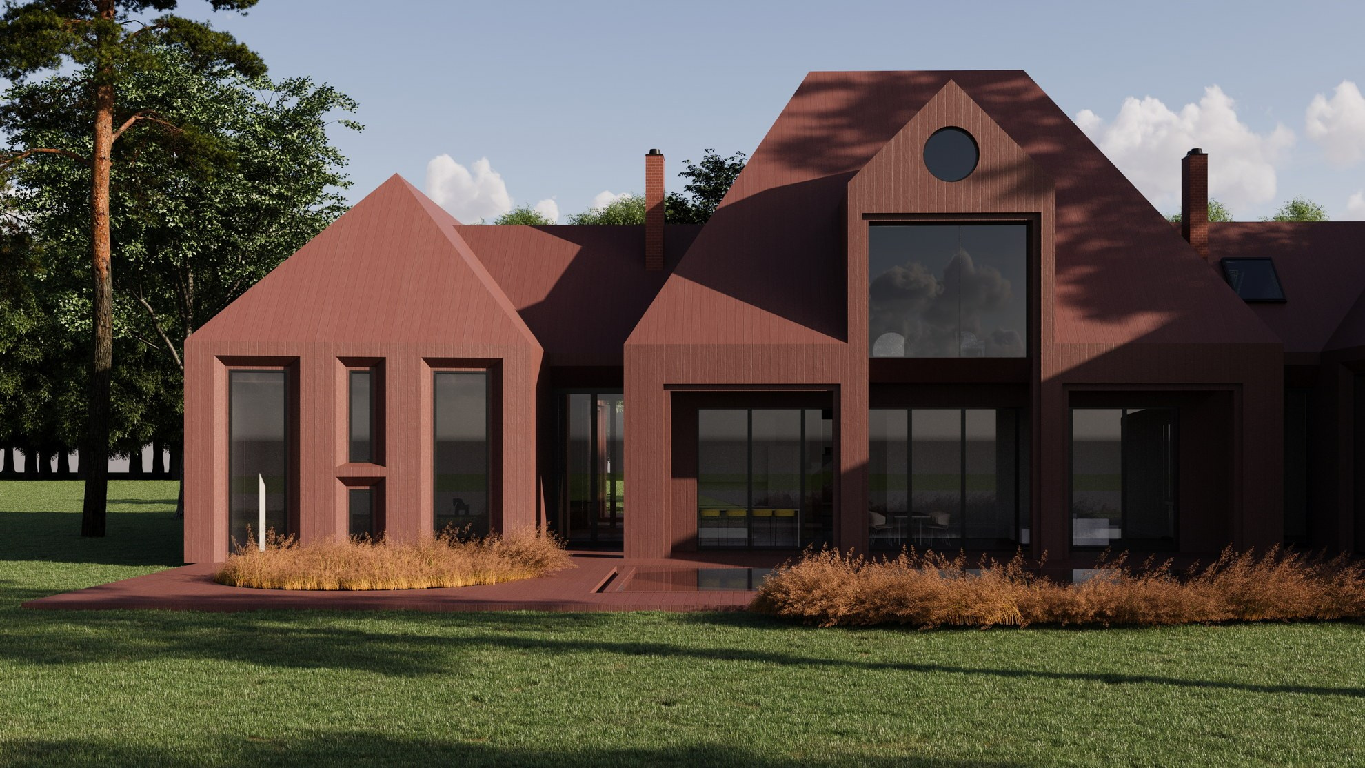 Дом в Русском стиле. Paintings by the artist Sergey Ratchin